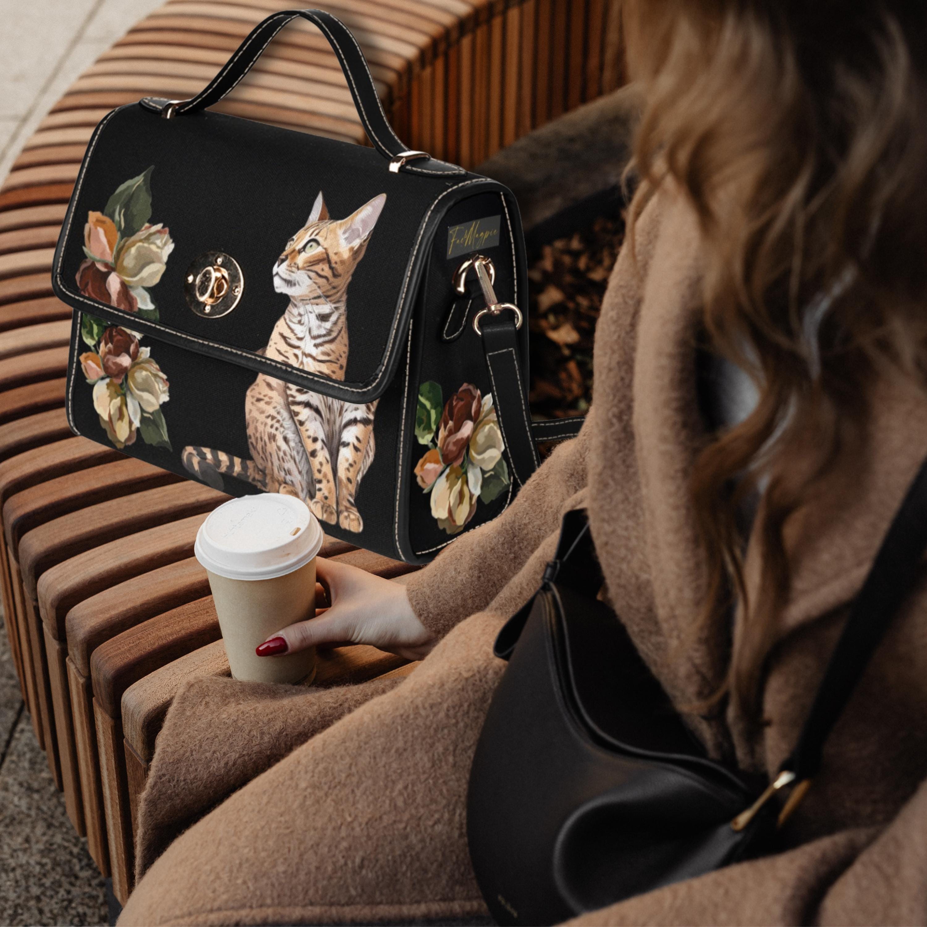 Bengal Cat Satchel Bag