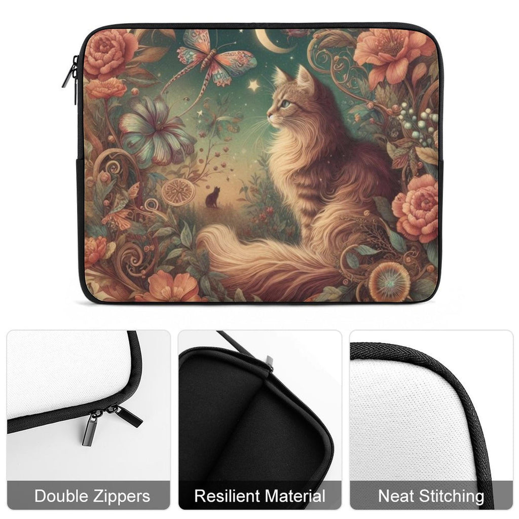 Fantasy Cat Laptop Sleeve