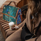 Peacock Satchel Handbag