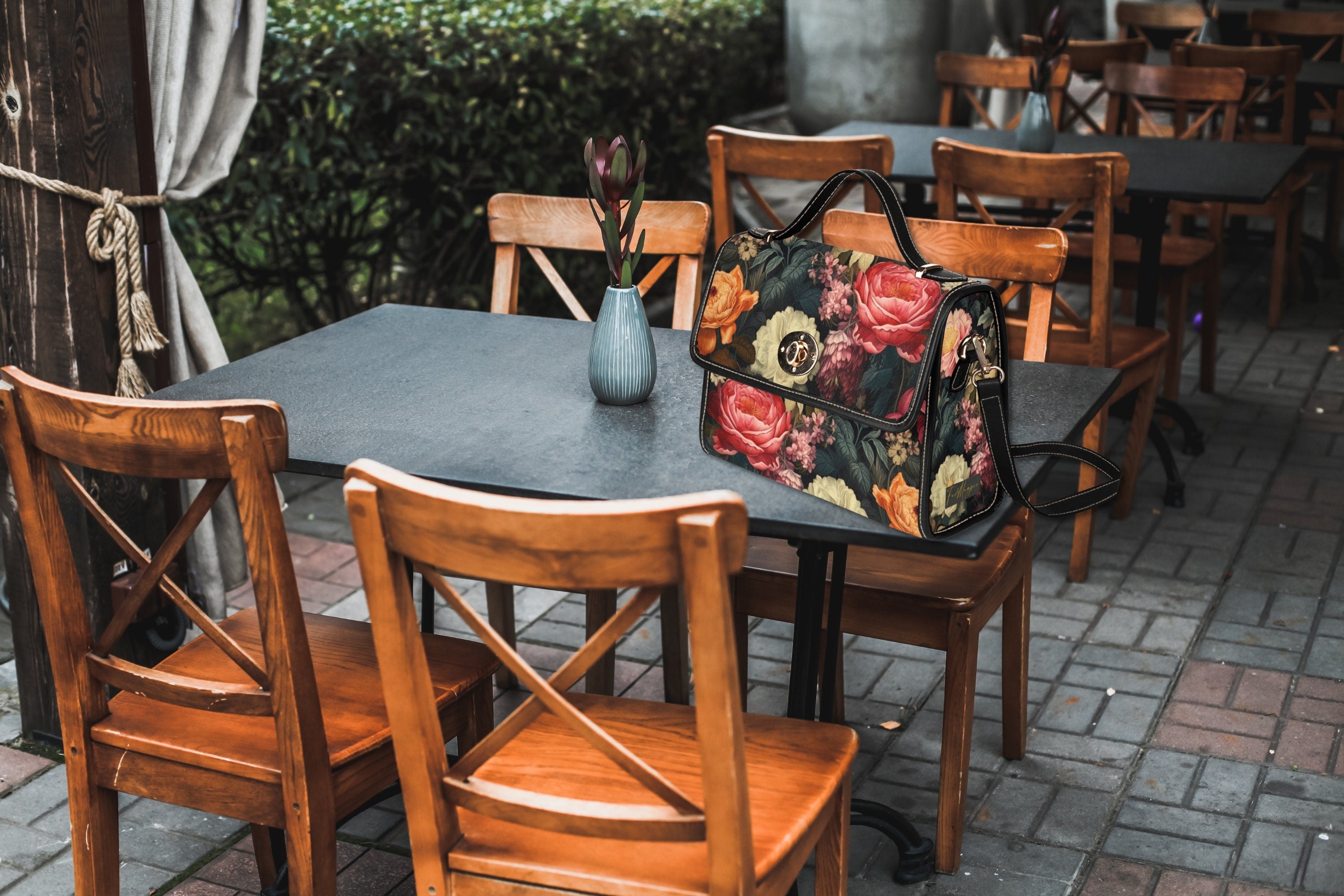 Botanical Satchel Bag