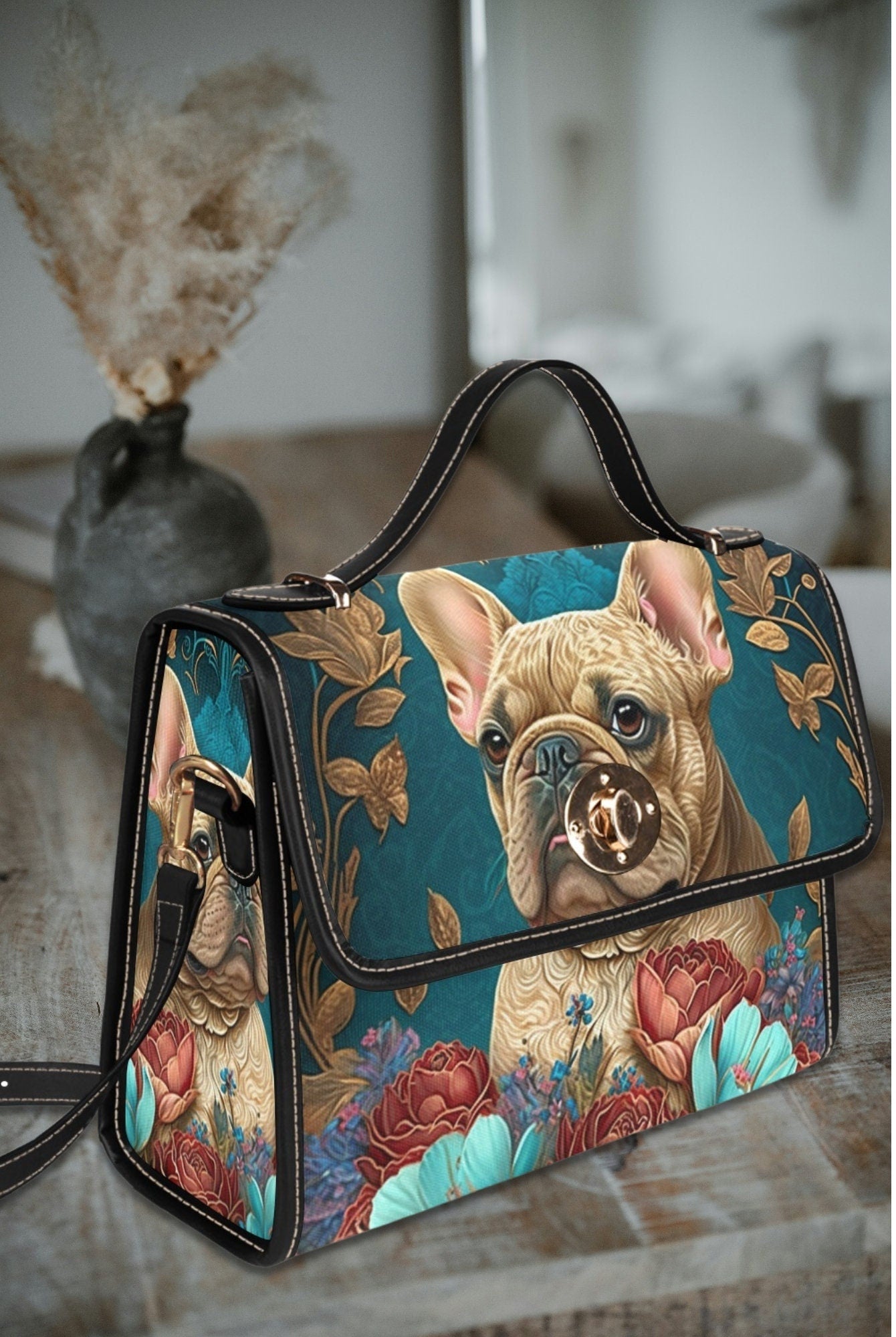 Frenchie Satchel Bag