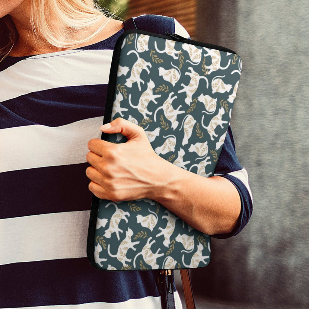 White Cats Laptop Sleeve