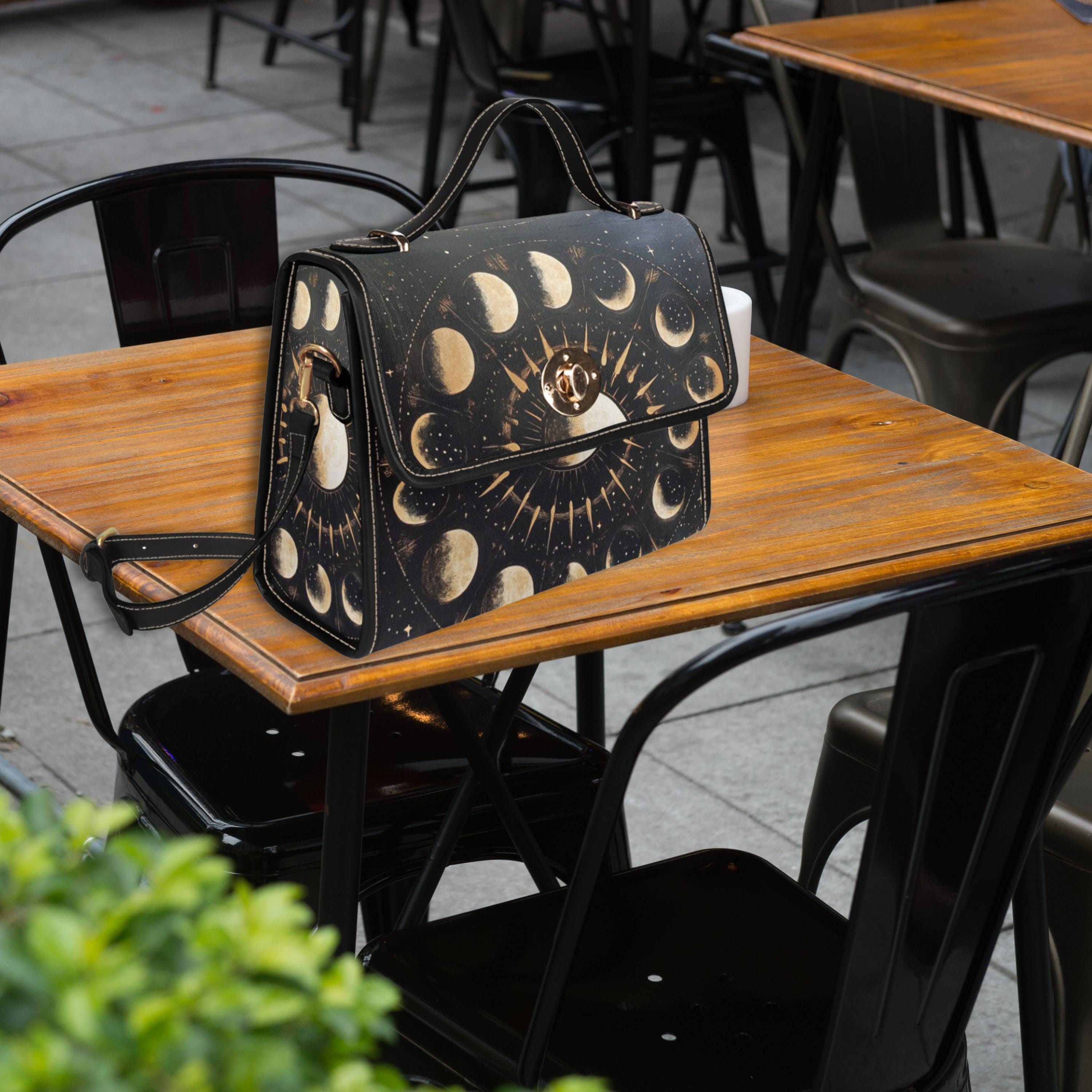 Moon Phase Satchel Bag