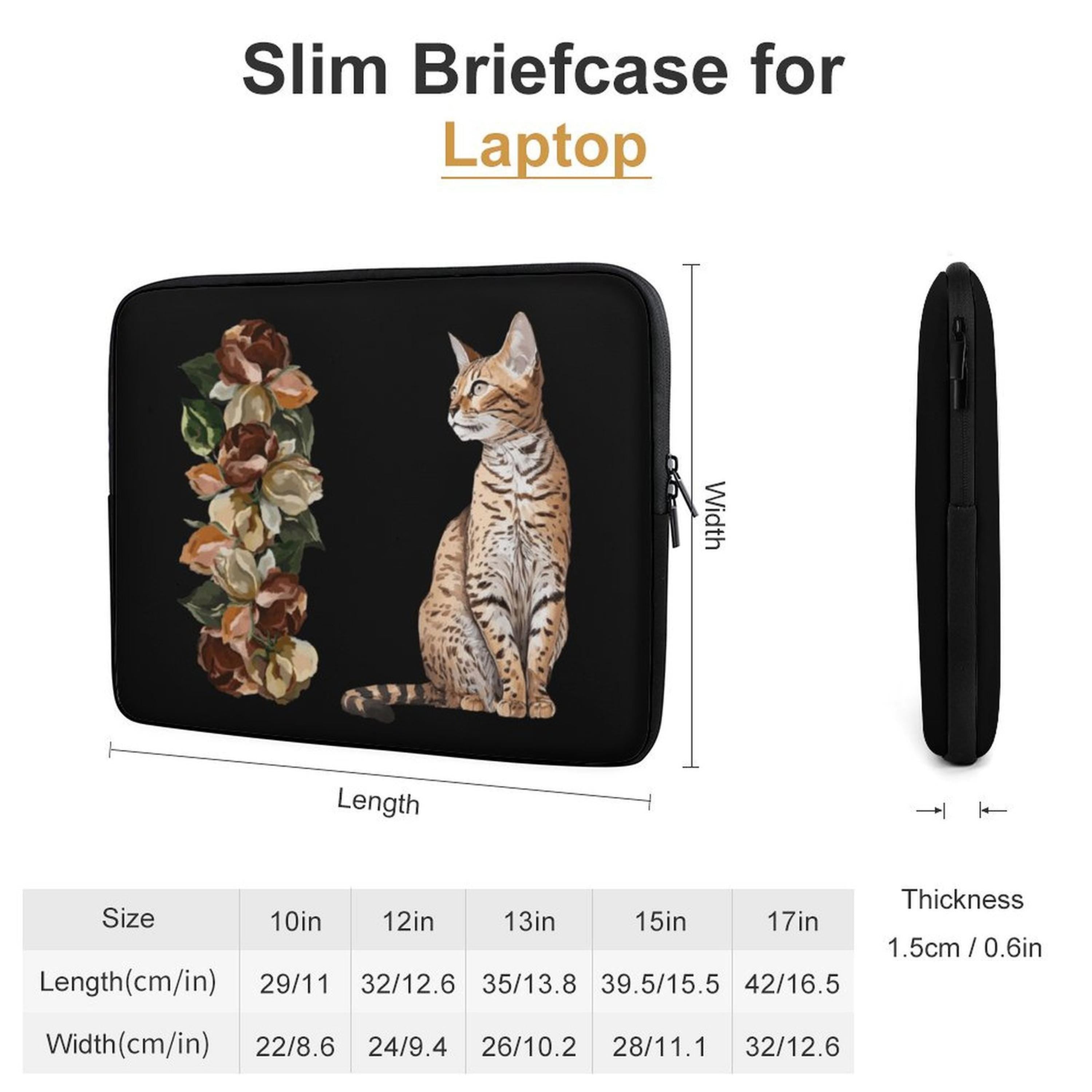 Bengal Cat Laptop Sleeve