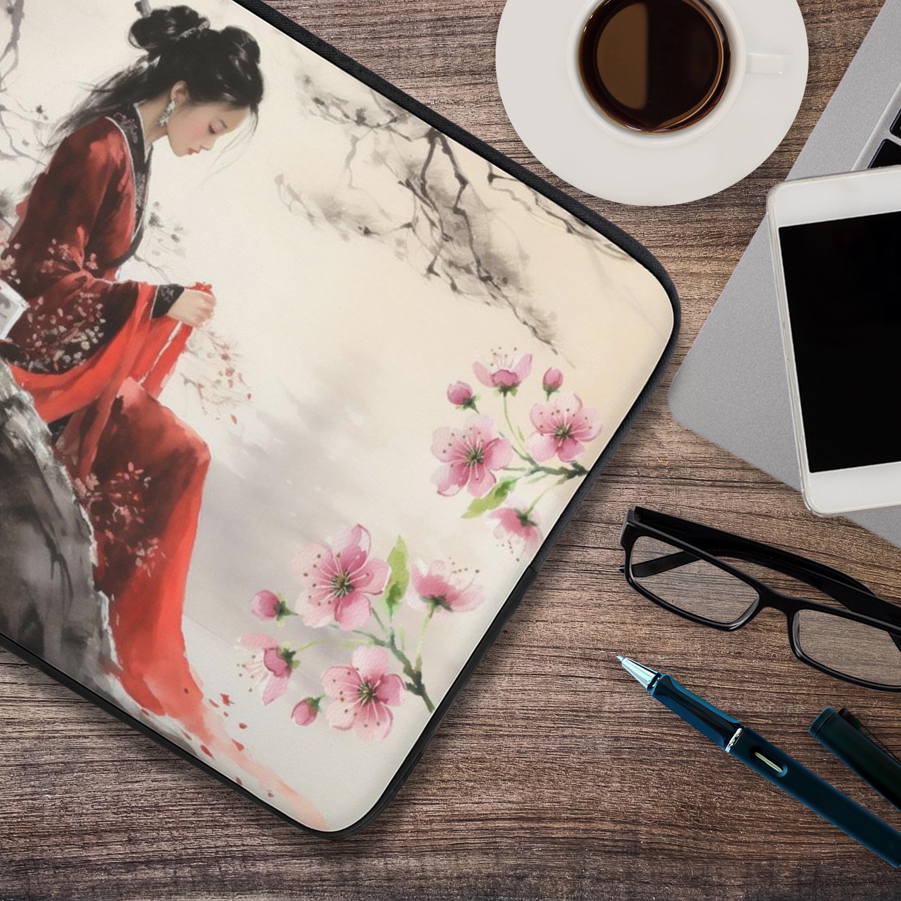 Chinese Lady Laptop Sleeve