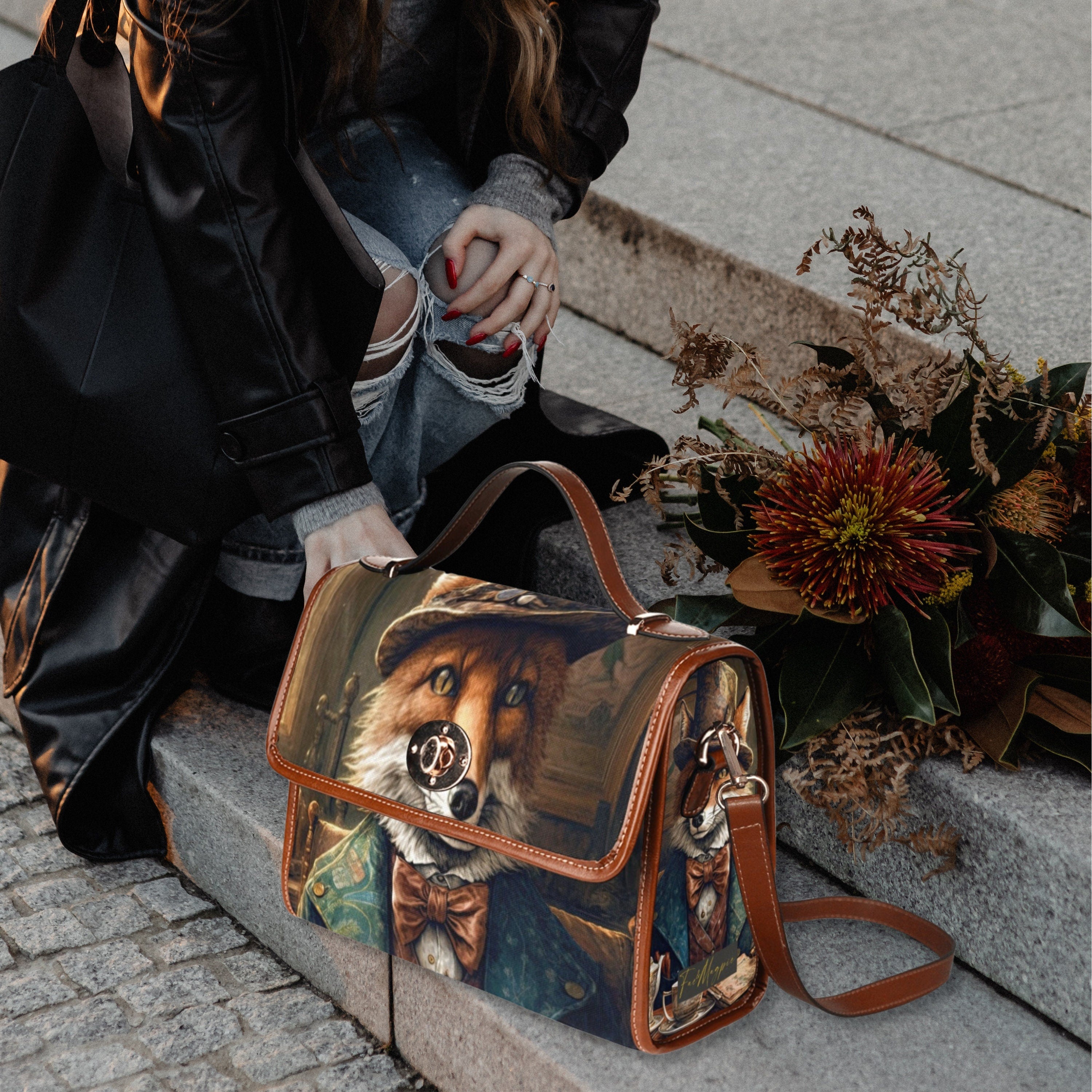 Gentleman Fox Satchel Bag