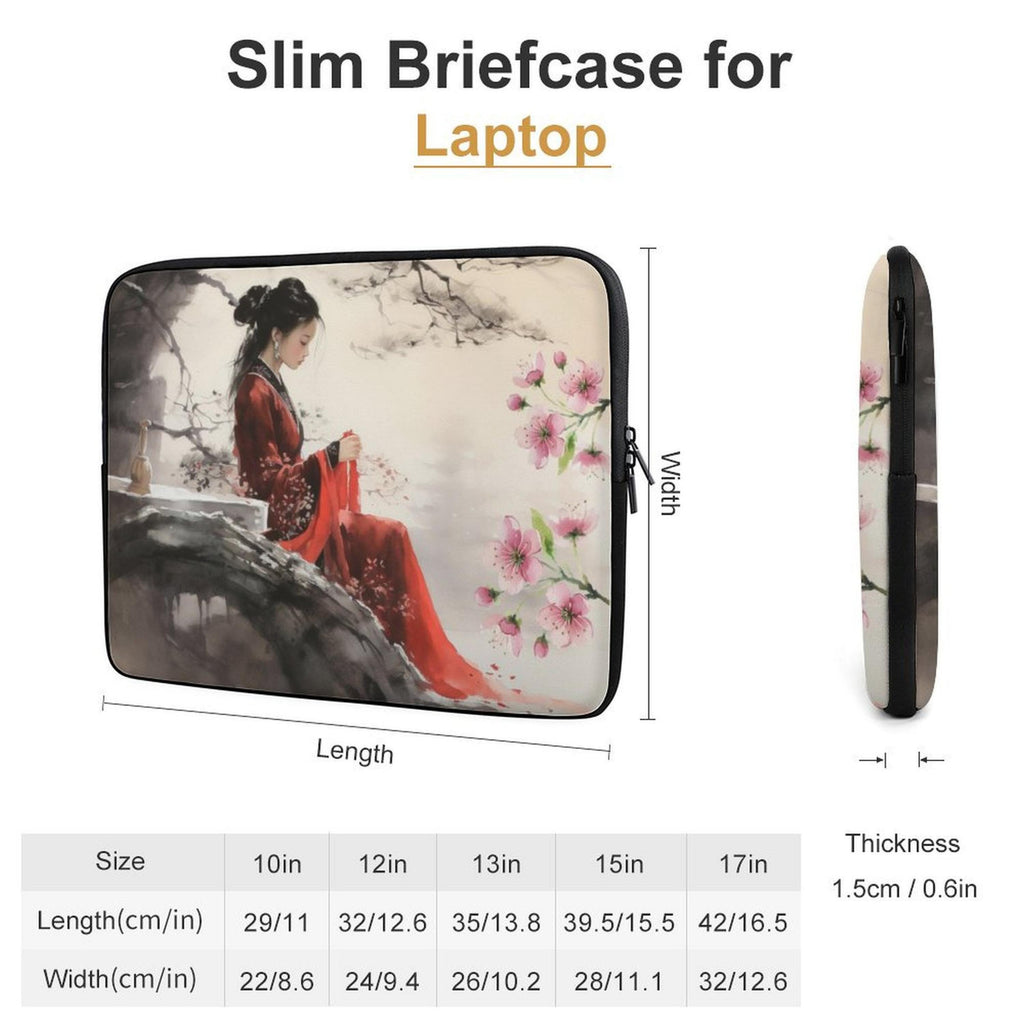 Chinese Lady Laptop Sleeve
