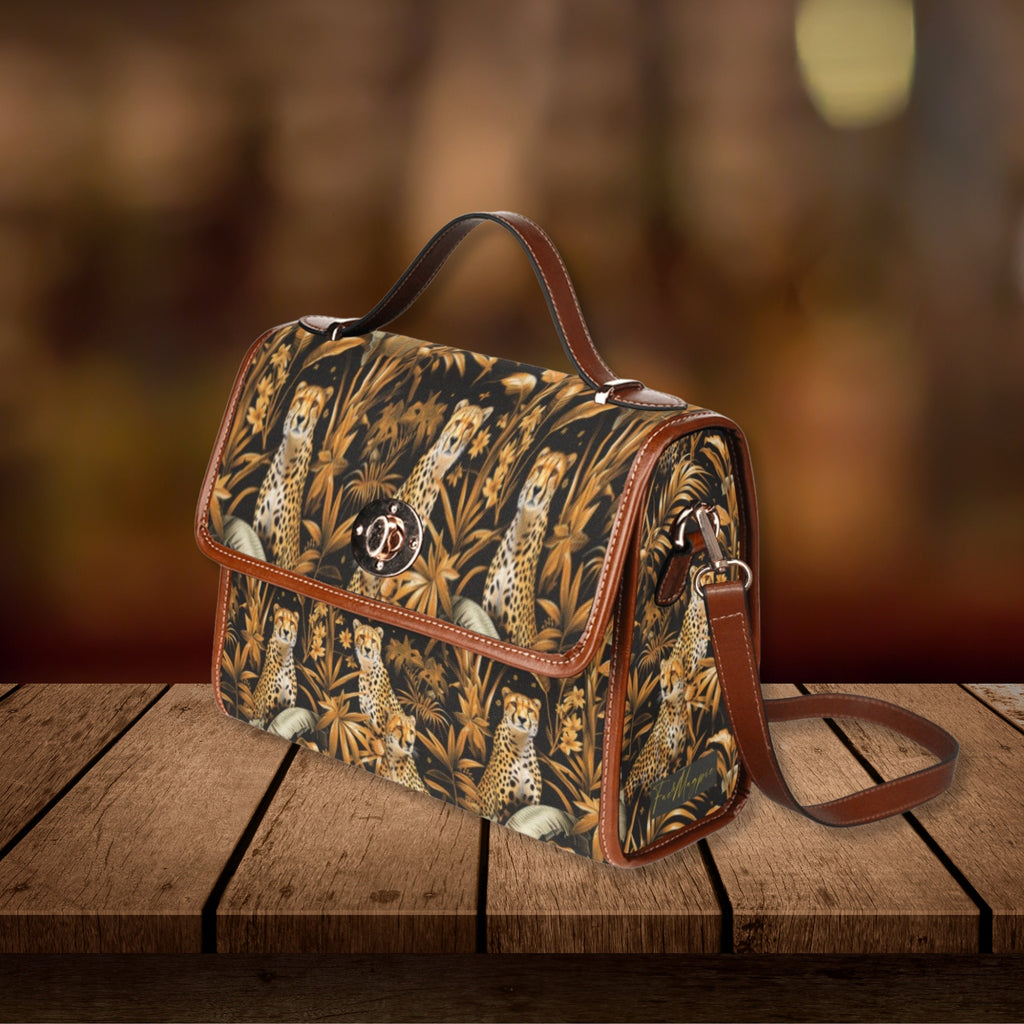 Wild Cheetah Satchel Bag
