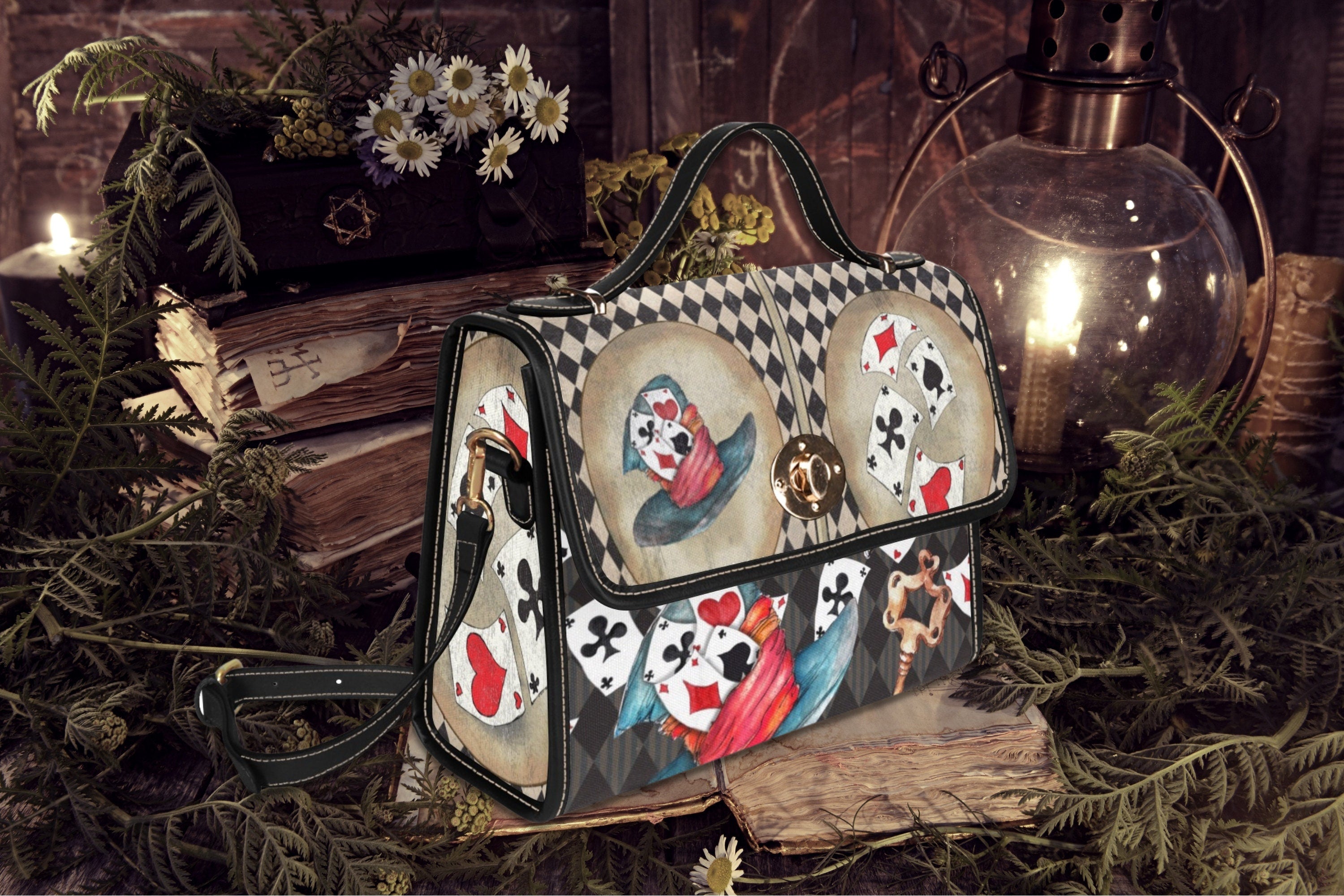 Mad Hatter Satchel Bag