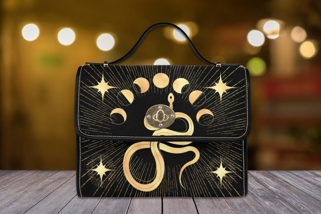 Snake Satchel Bag