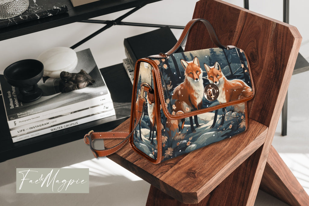 Under Fox Moon Satchel Bag