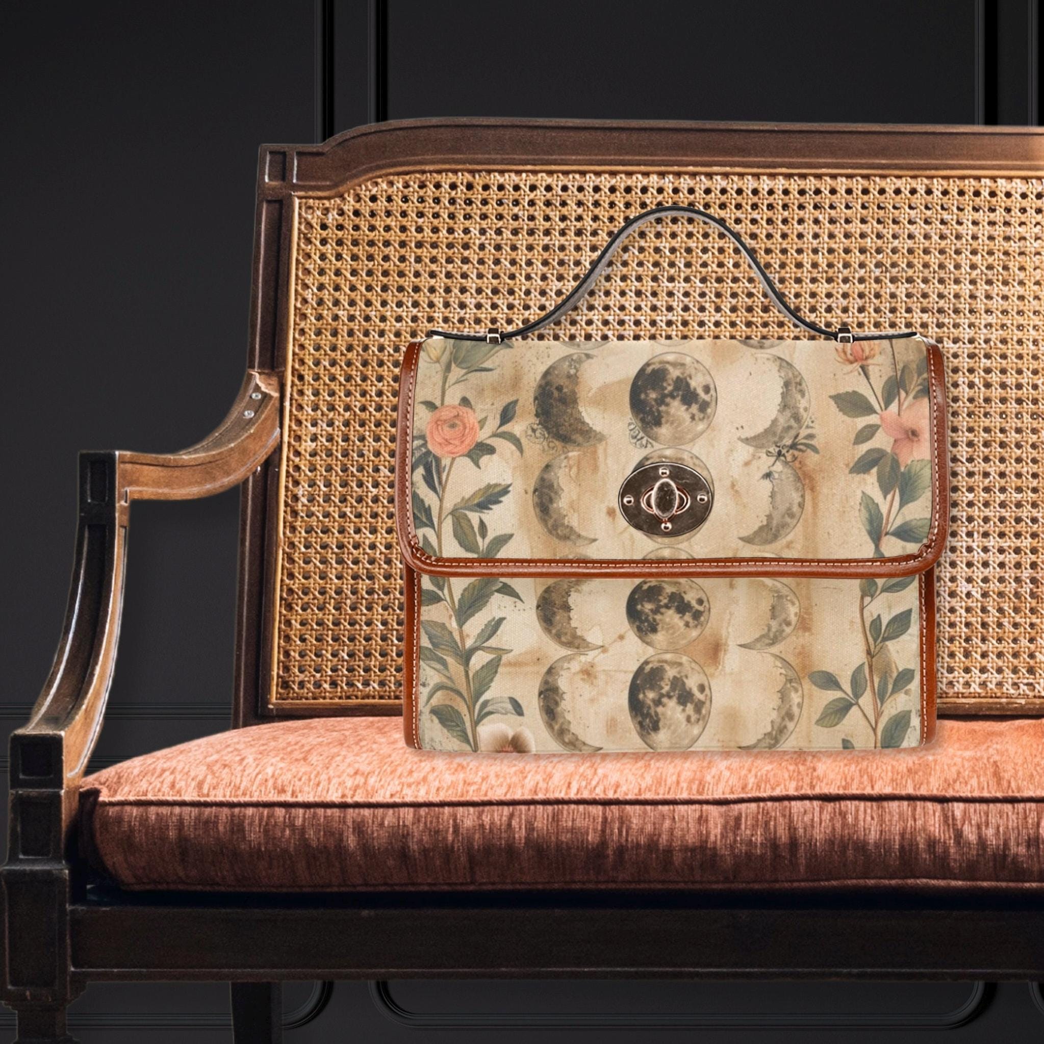 Moon Phase Satchel Bag