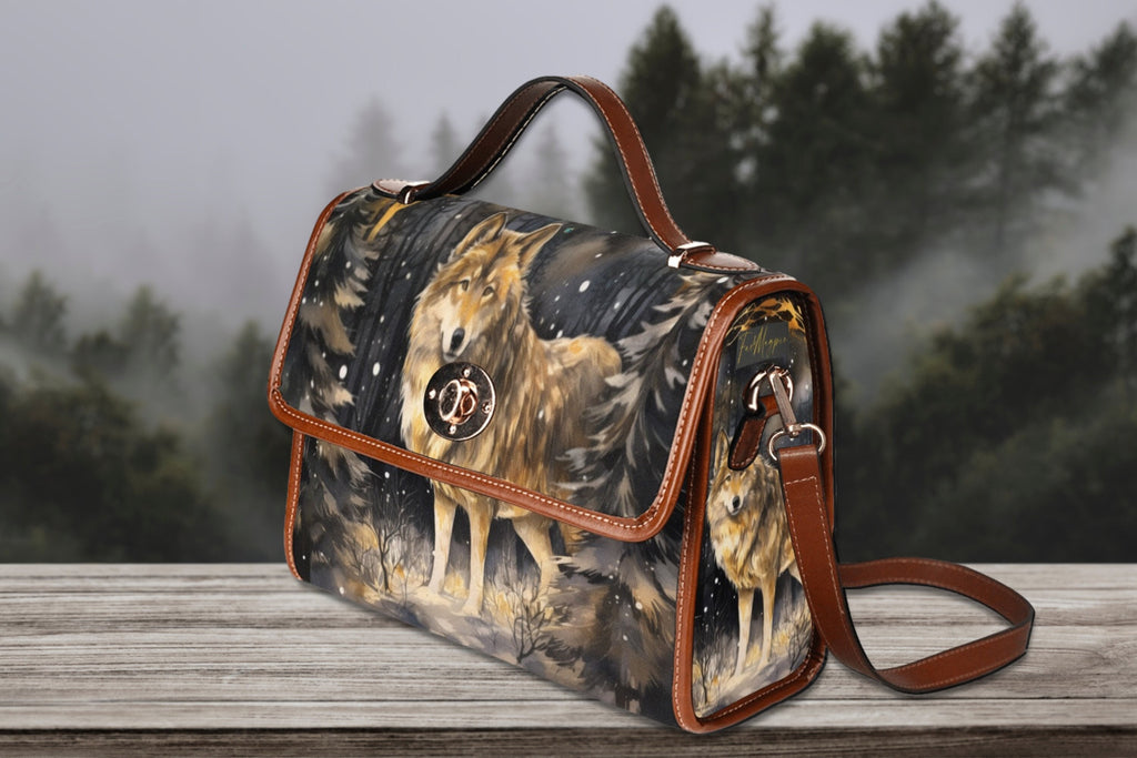 Wolf Satchel Bag