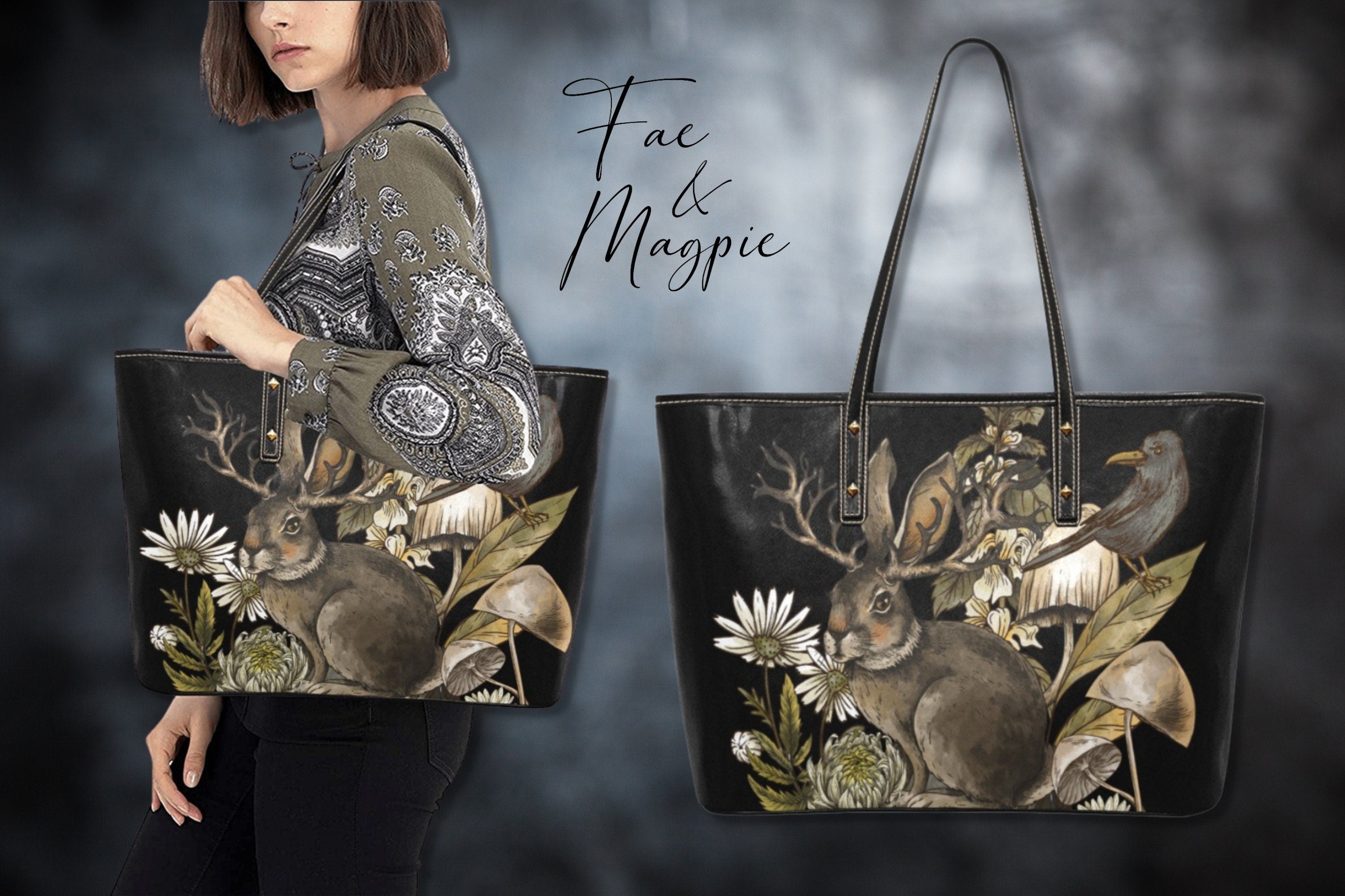 Forest Hare Shoulder Bag