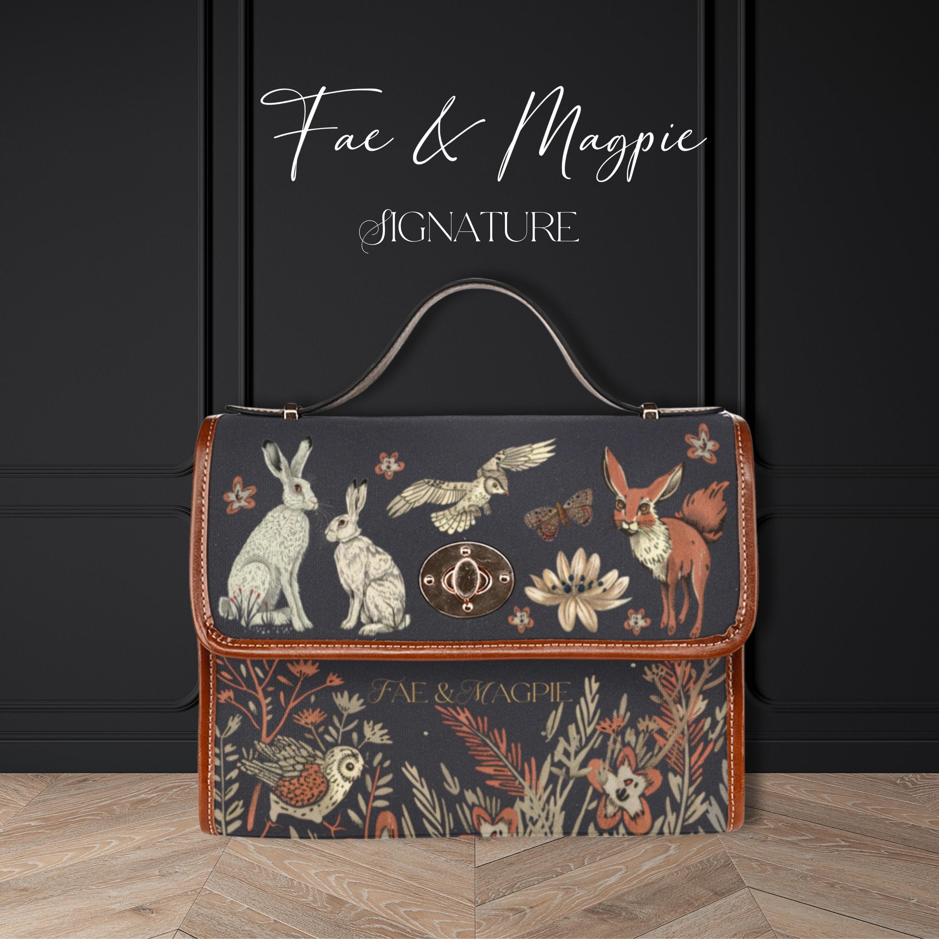Forest Animals Satchel Bag