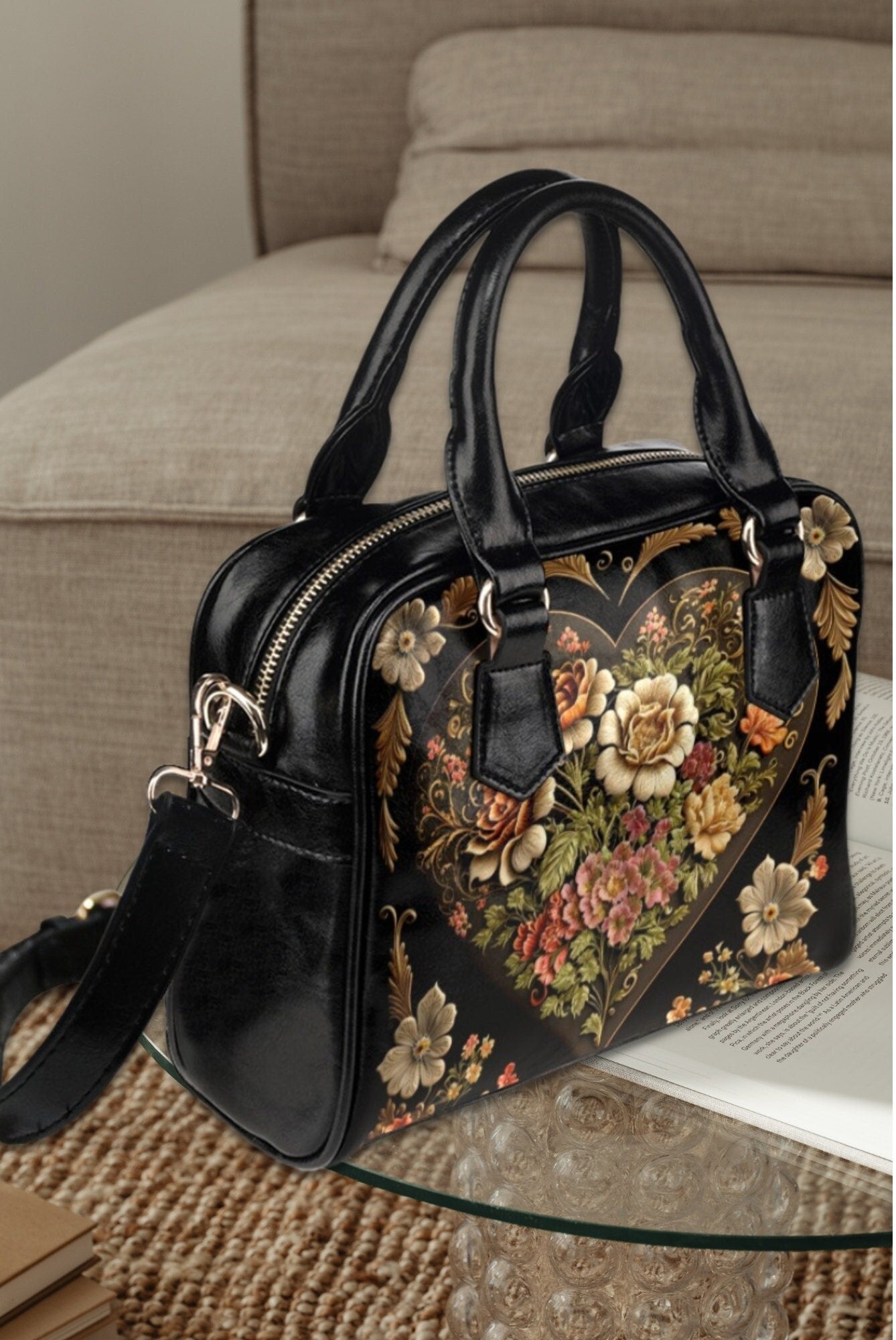 Vintage Victorian Bowler Bag