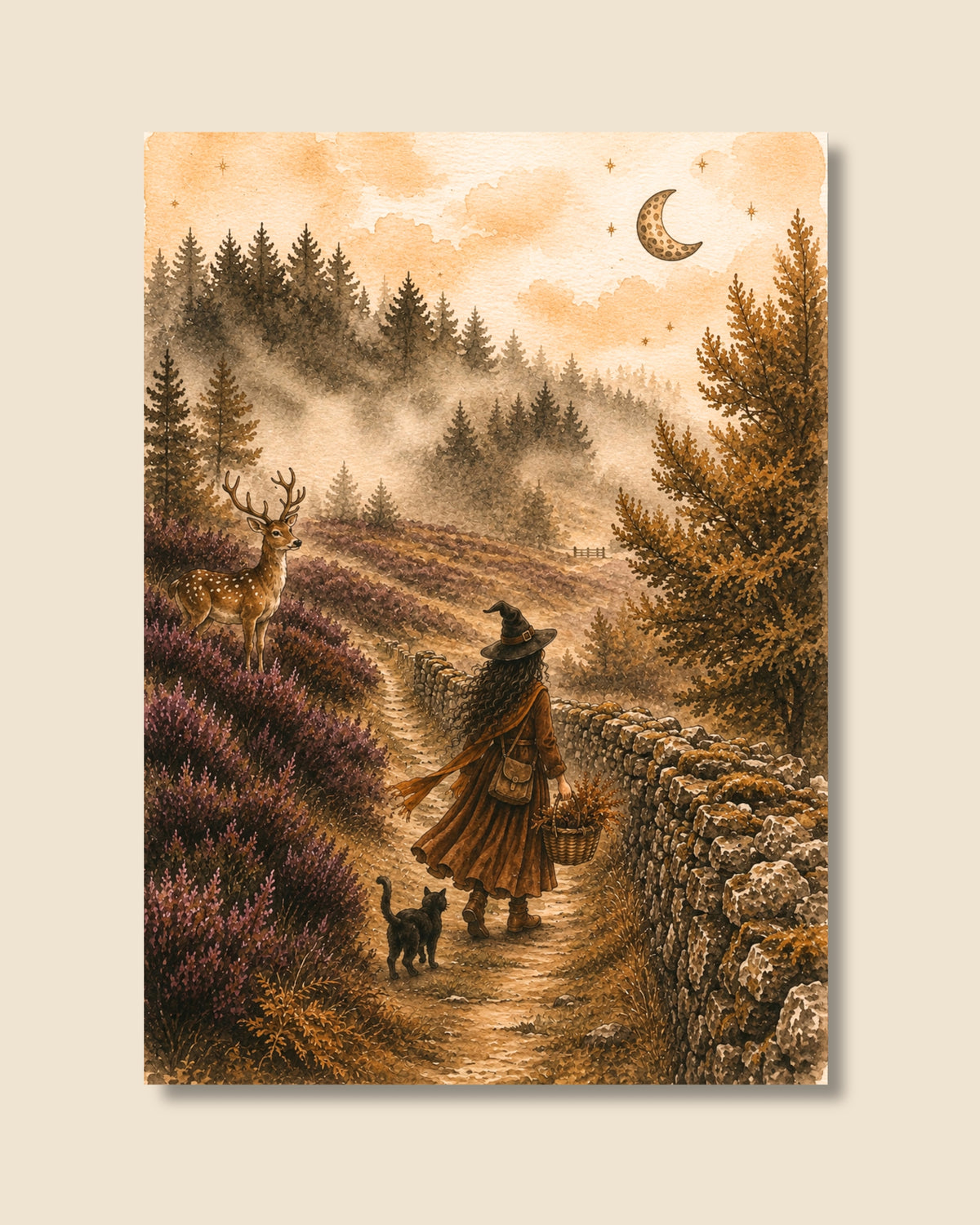 Witches Walk Art Print