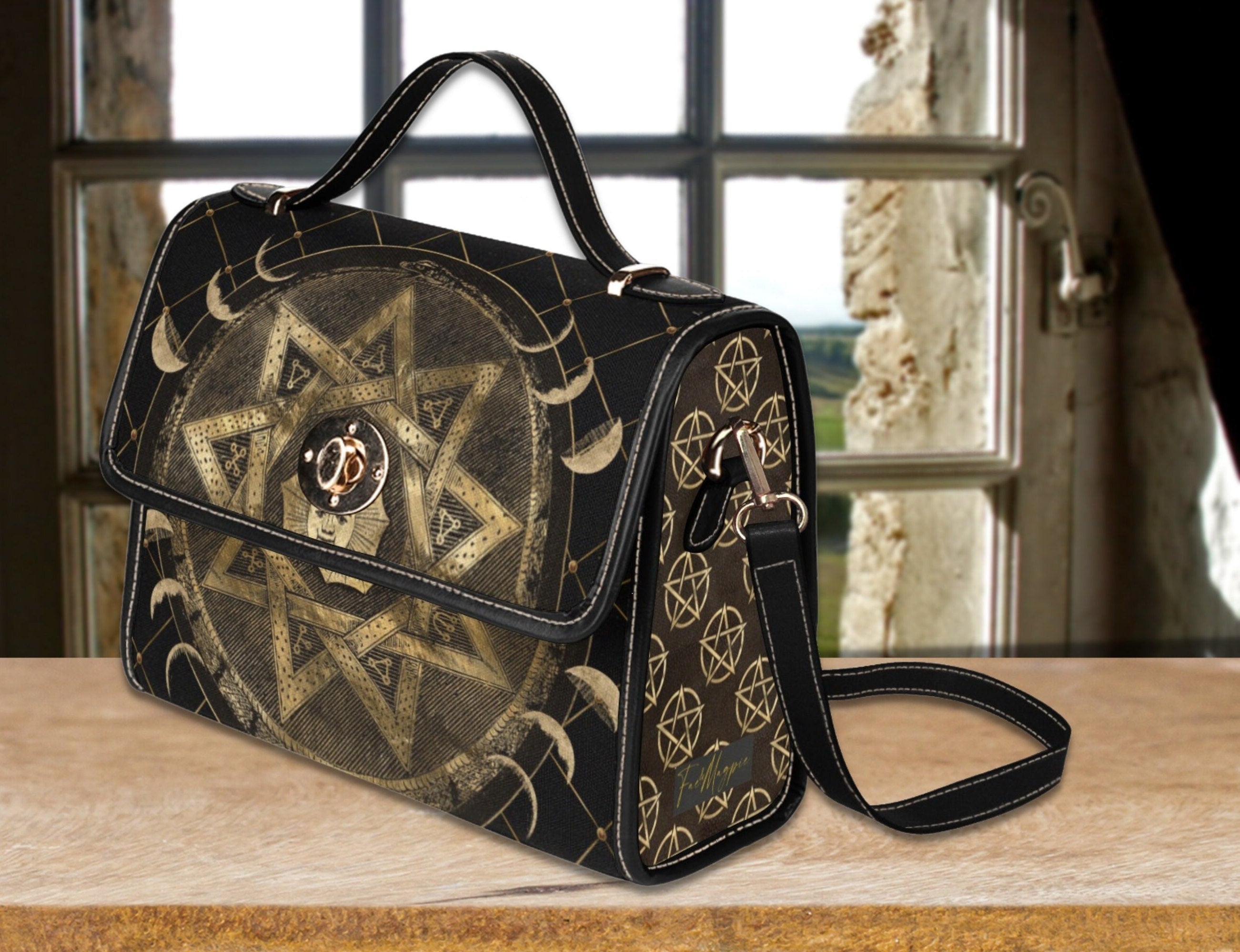 Pentagram Sun Satchel Bag
