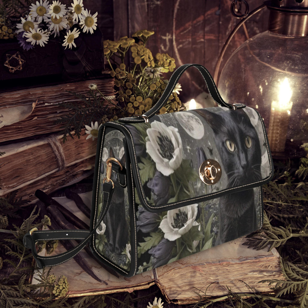 Moonlight Cat Satchel Bag