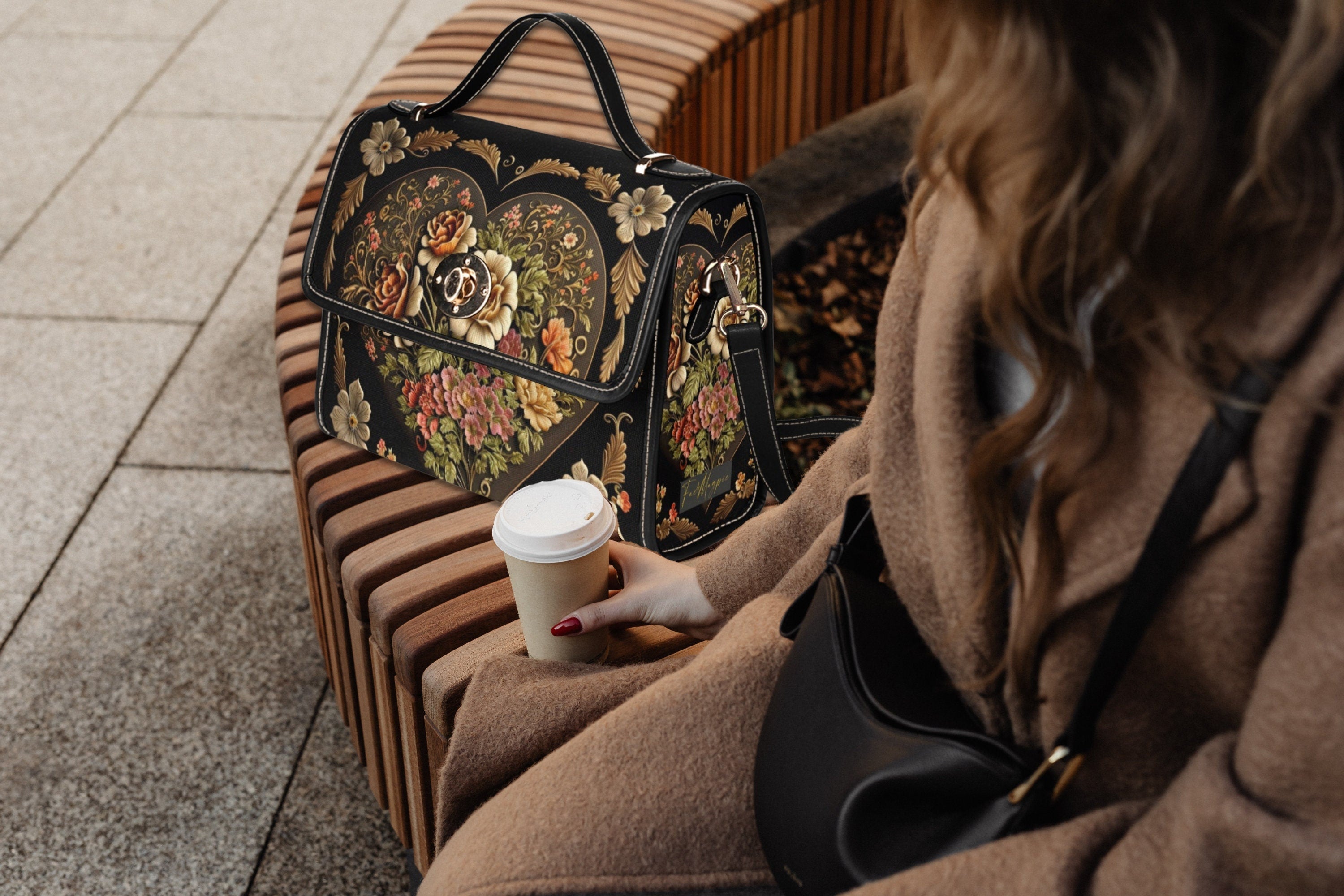 Victorian Heart Satchel Bag