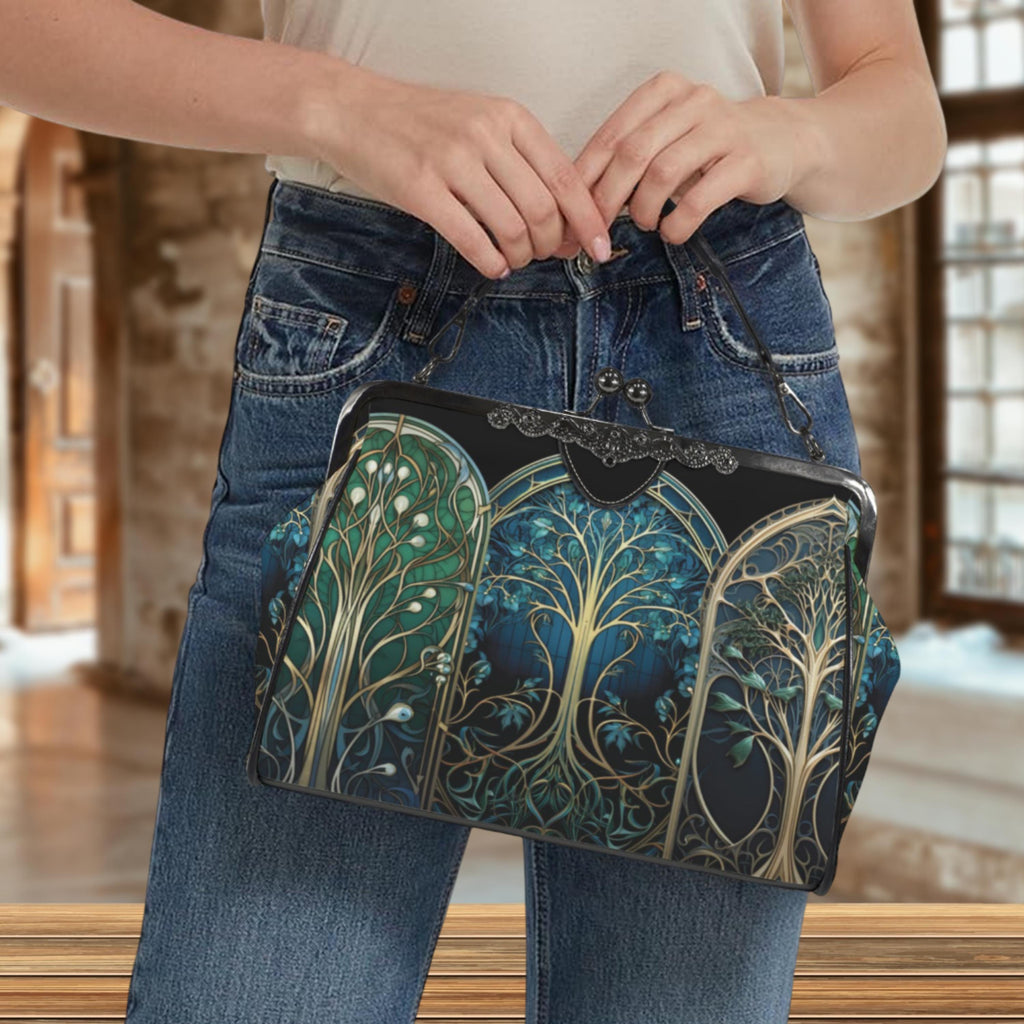 Tree of Life Kisslock Bag