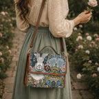 Rabbit Floral Satchel Bag
