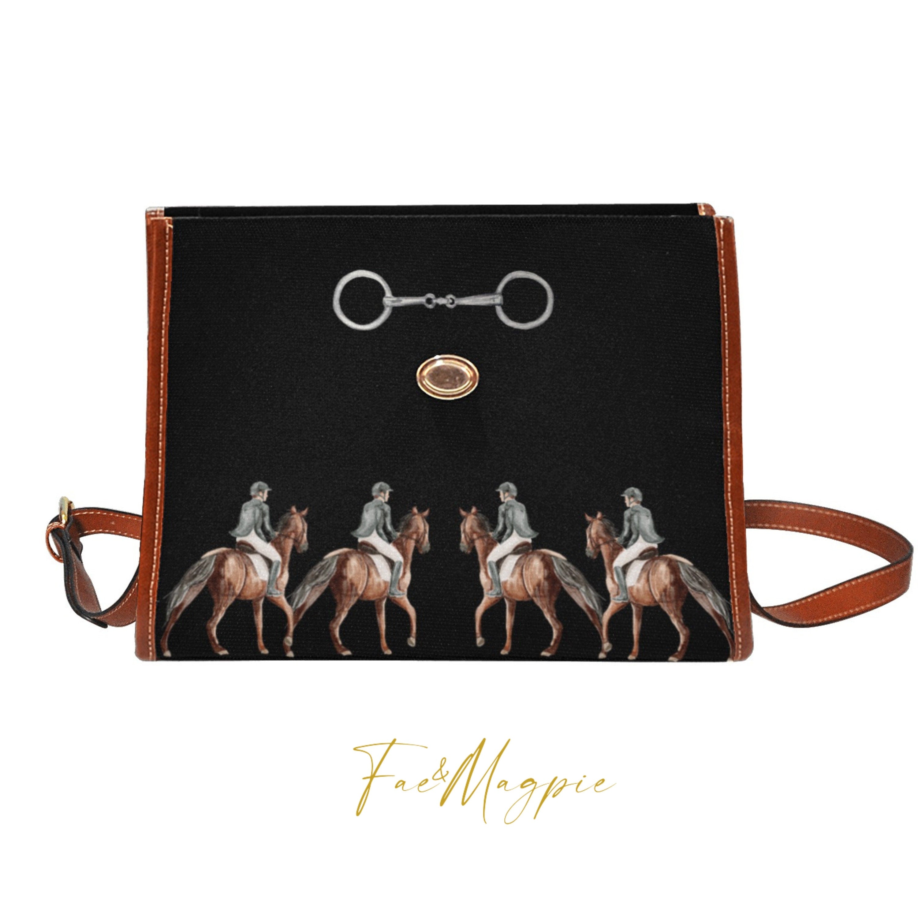 Equestrian Horses Satchel Bag