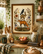 Woodland Companions Art Print