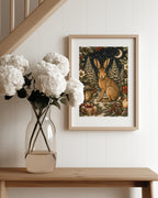 Christmas Hare Art Print