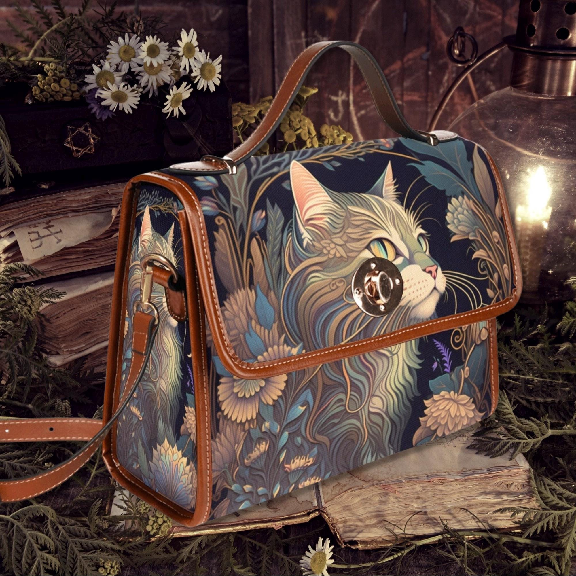 Mystic Cat Satchel Bag