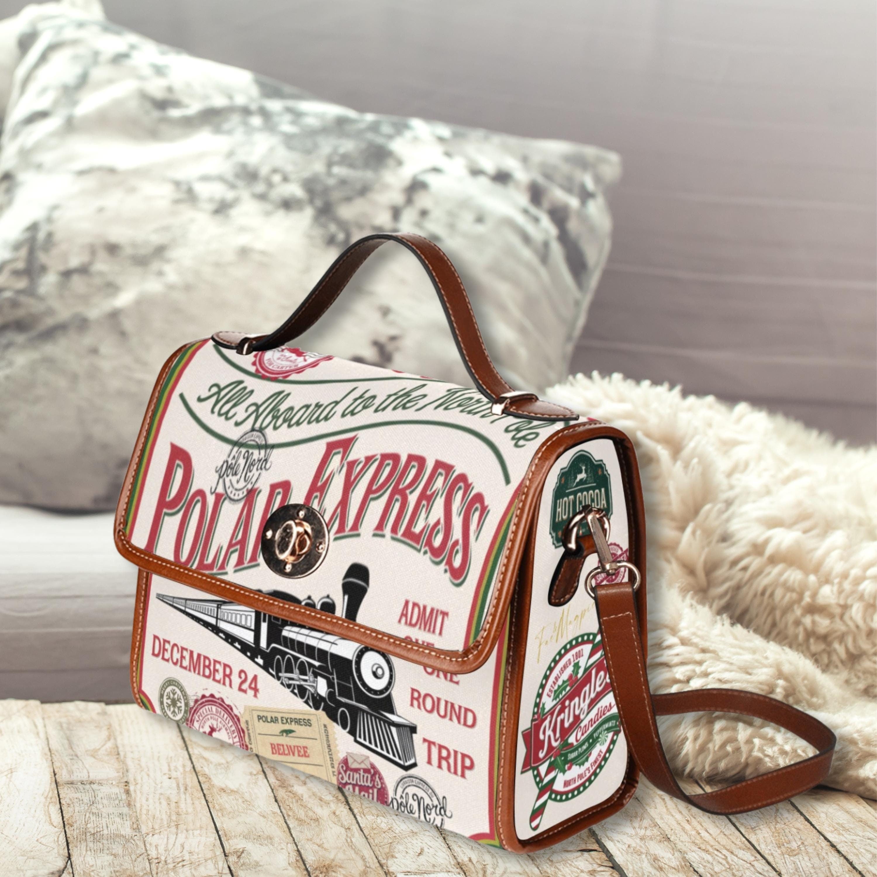 All Aboard Train Satchel Bag