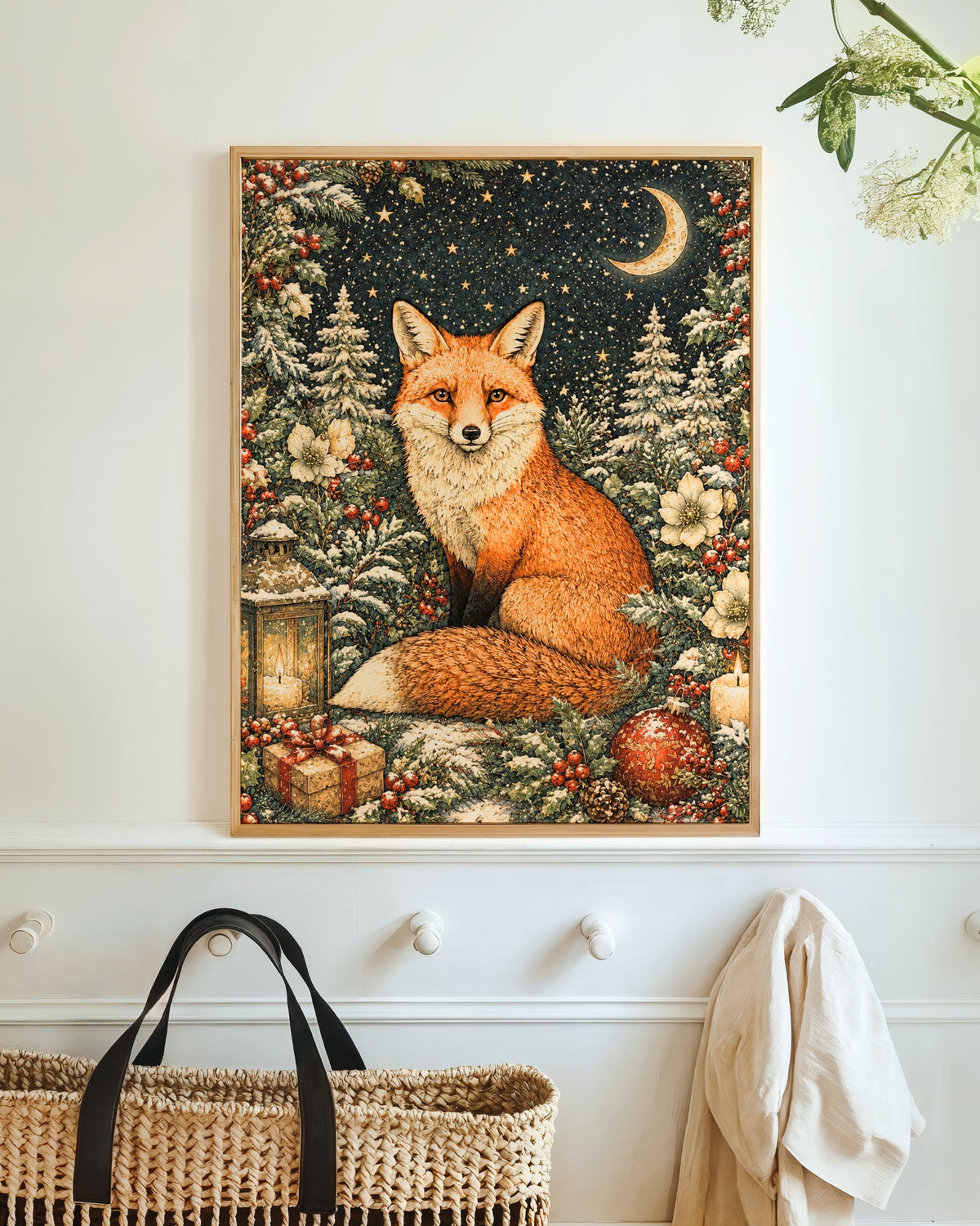 Fox and Crow Art Print