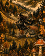 Flying Witch Art Print