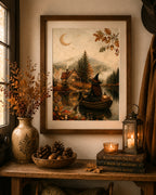 Witches Boat Art Print