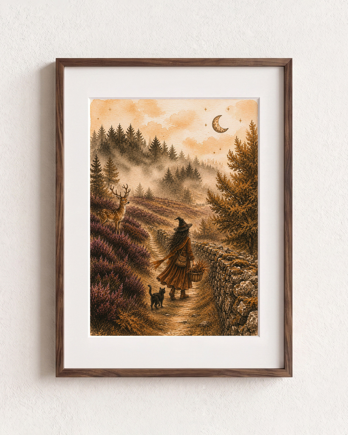 Witches Walk Art Print