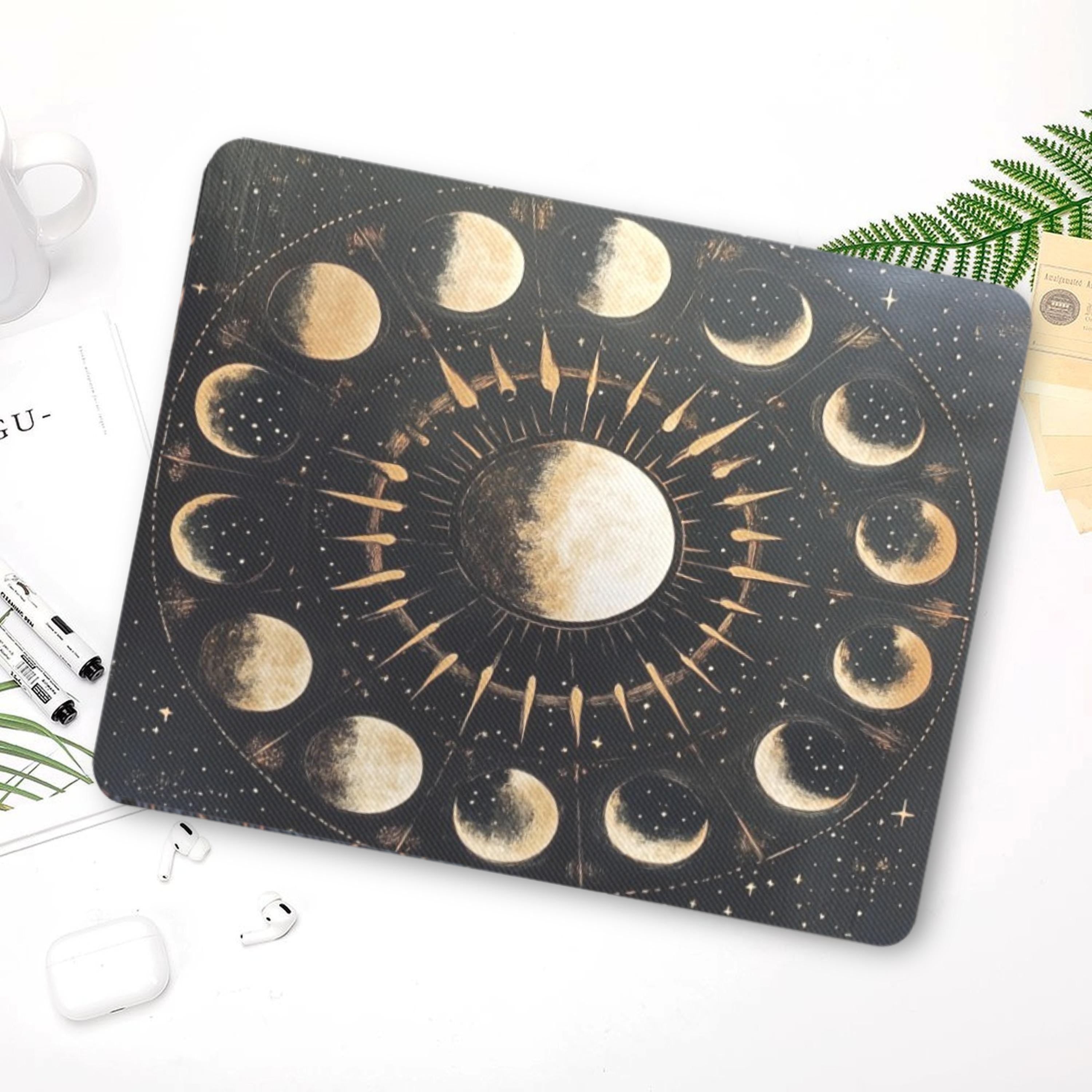 Moon Phase Mouse Pad