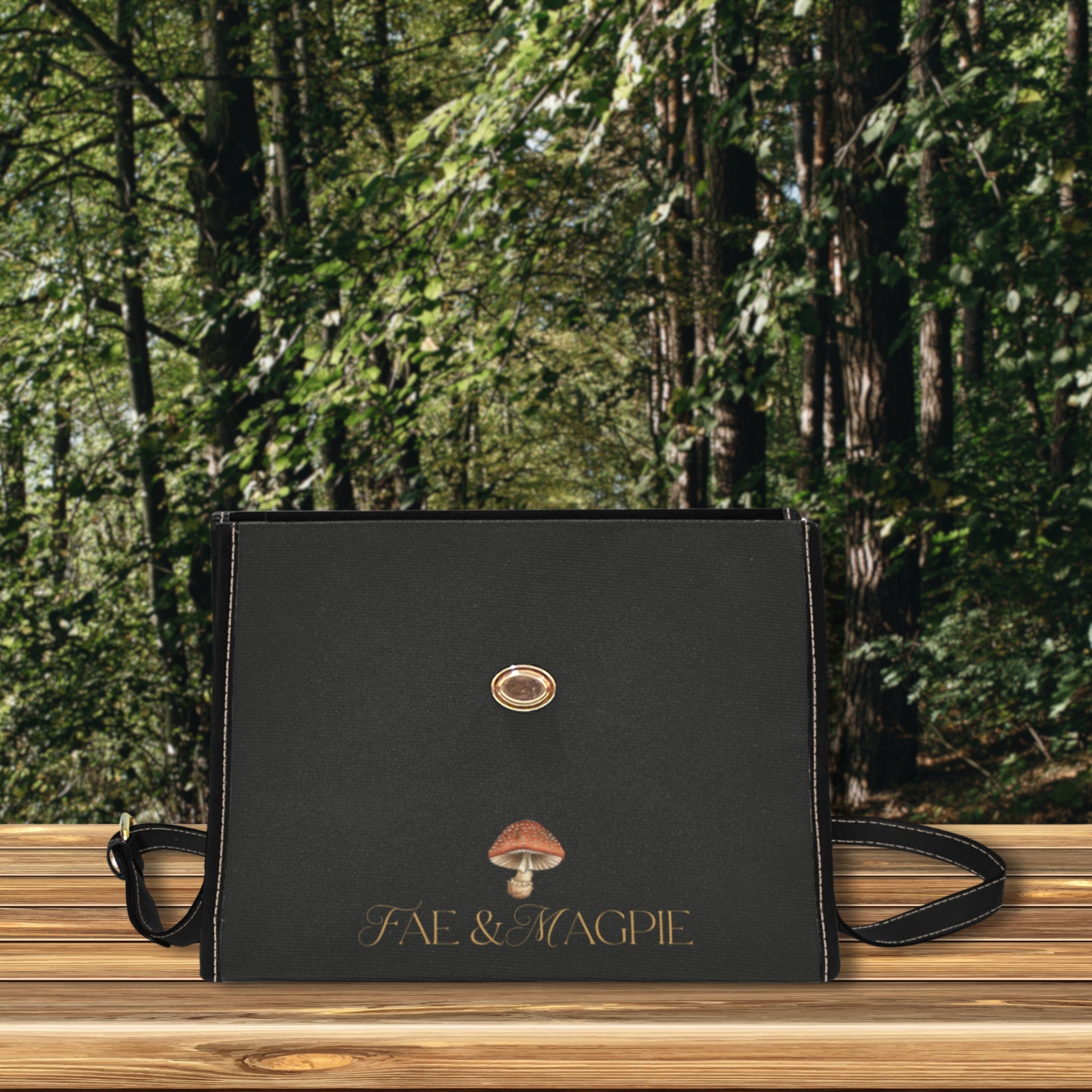 Forest Mushroom Satchel Bag