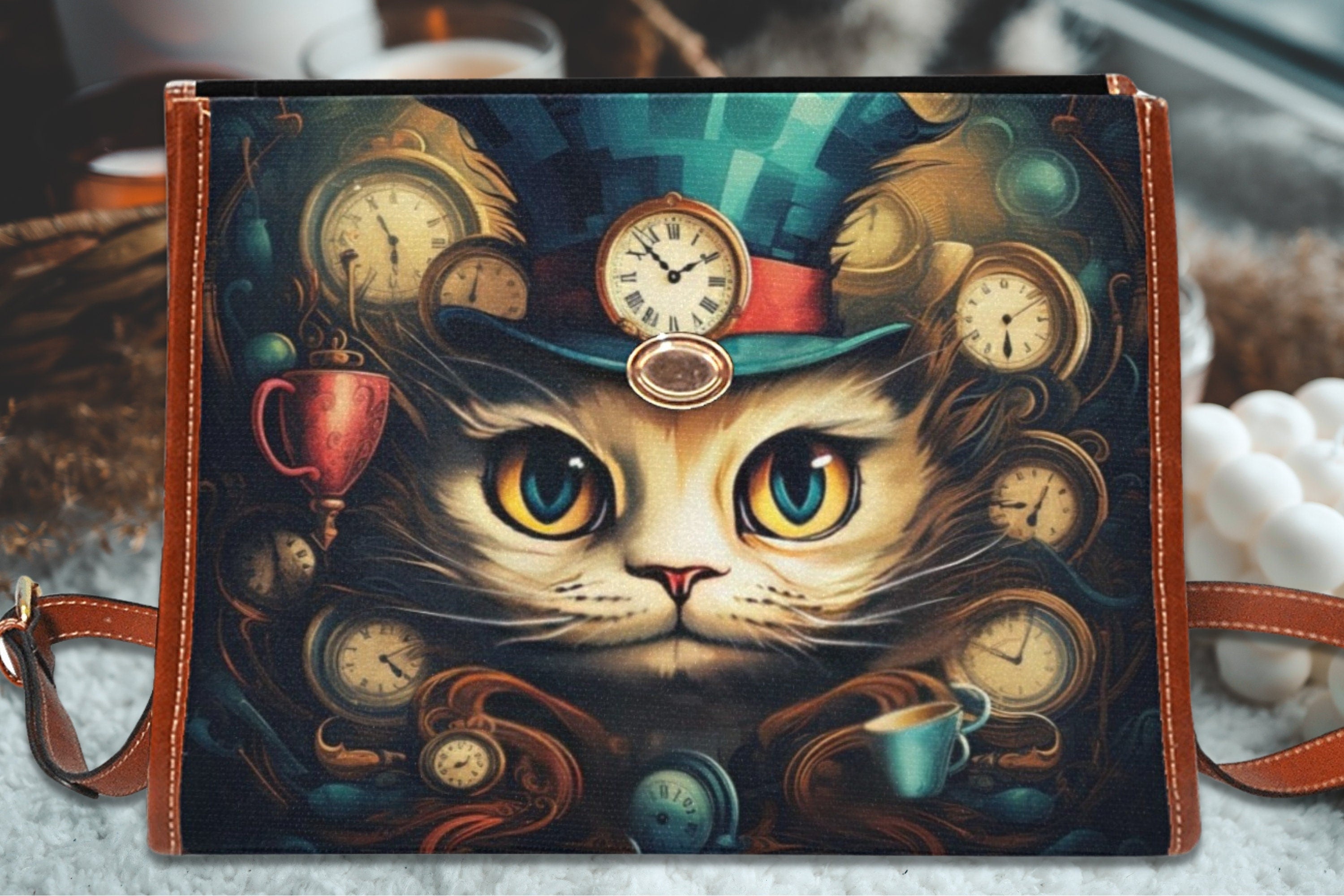 Cheshire Cat Satchel Bag