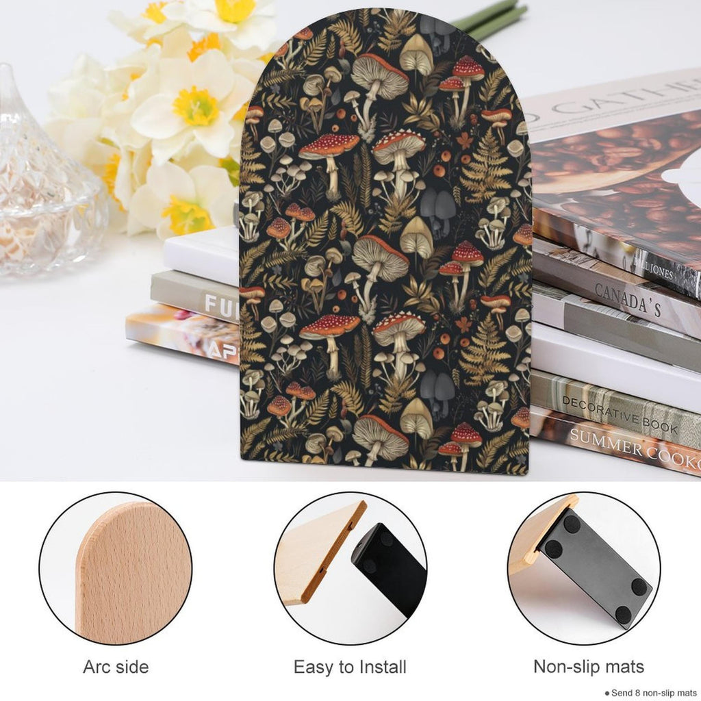 Mushroom Bookends