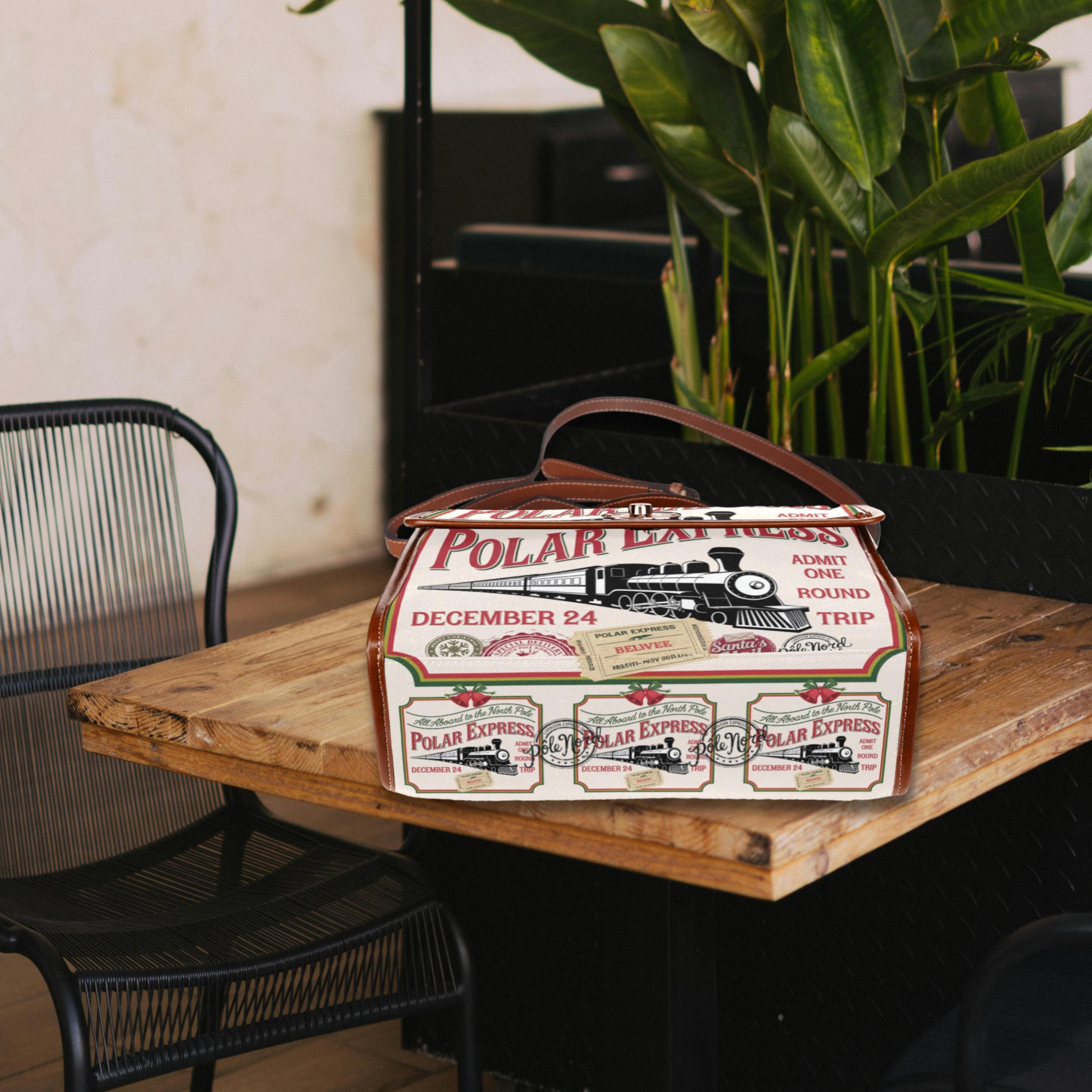 All Aboard Train Satchel Bag