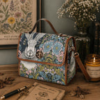 Rabbit Floral Satchel Bag