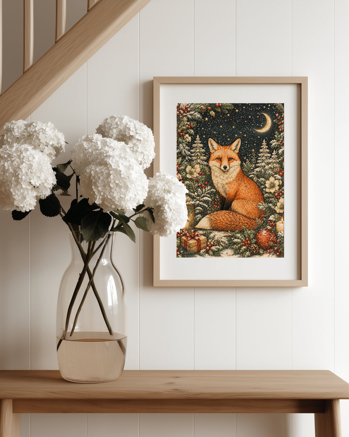 Fox and Crow Art Print