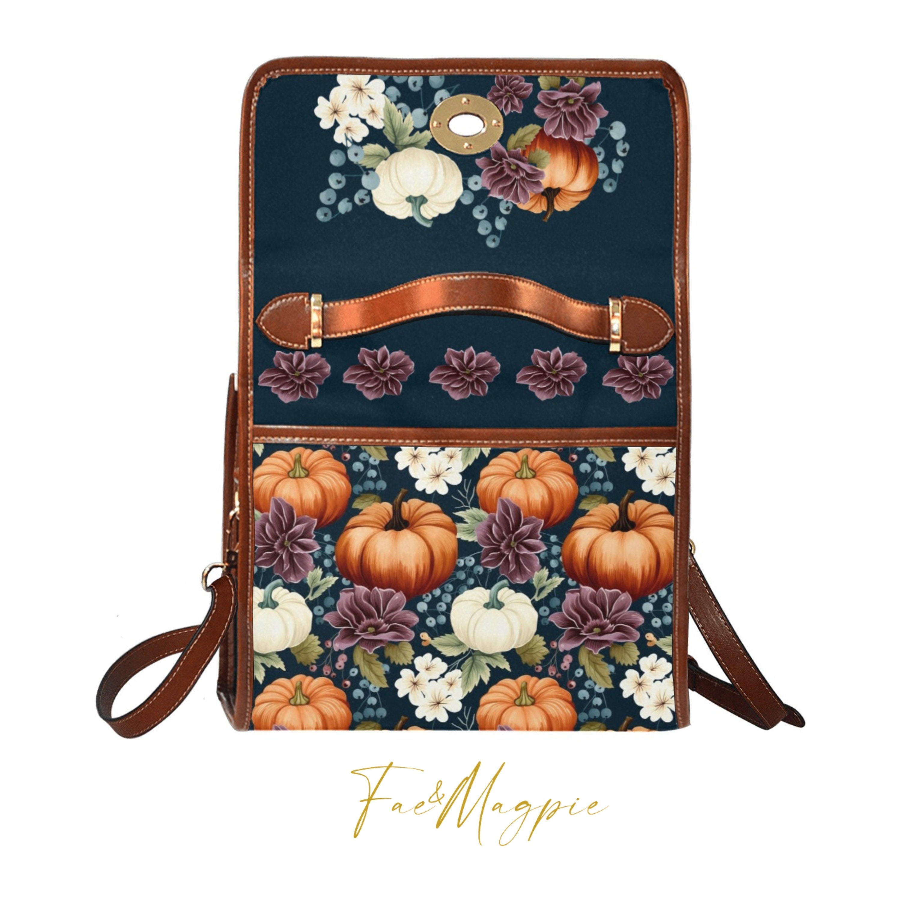 Pumpkin Patch Satchel Bag
