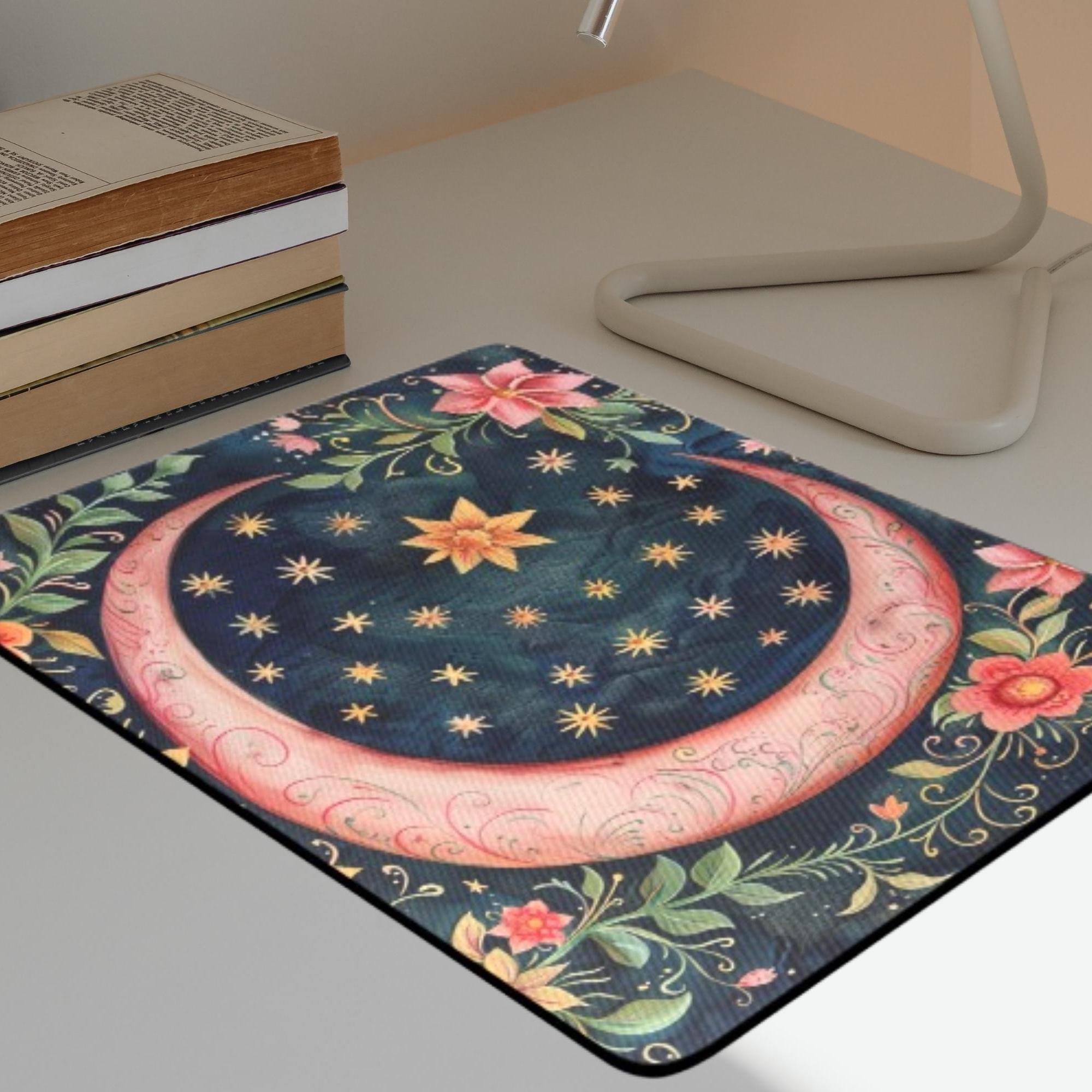 Pink Moon Mouse Pad
