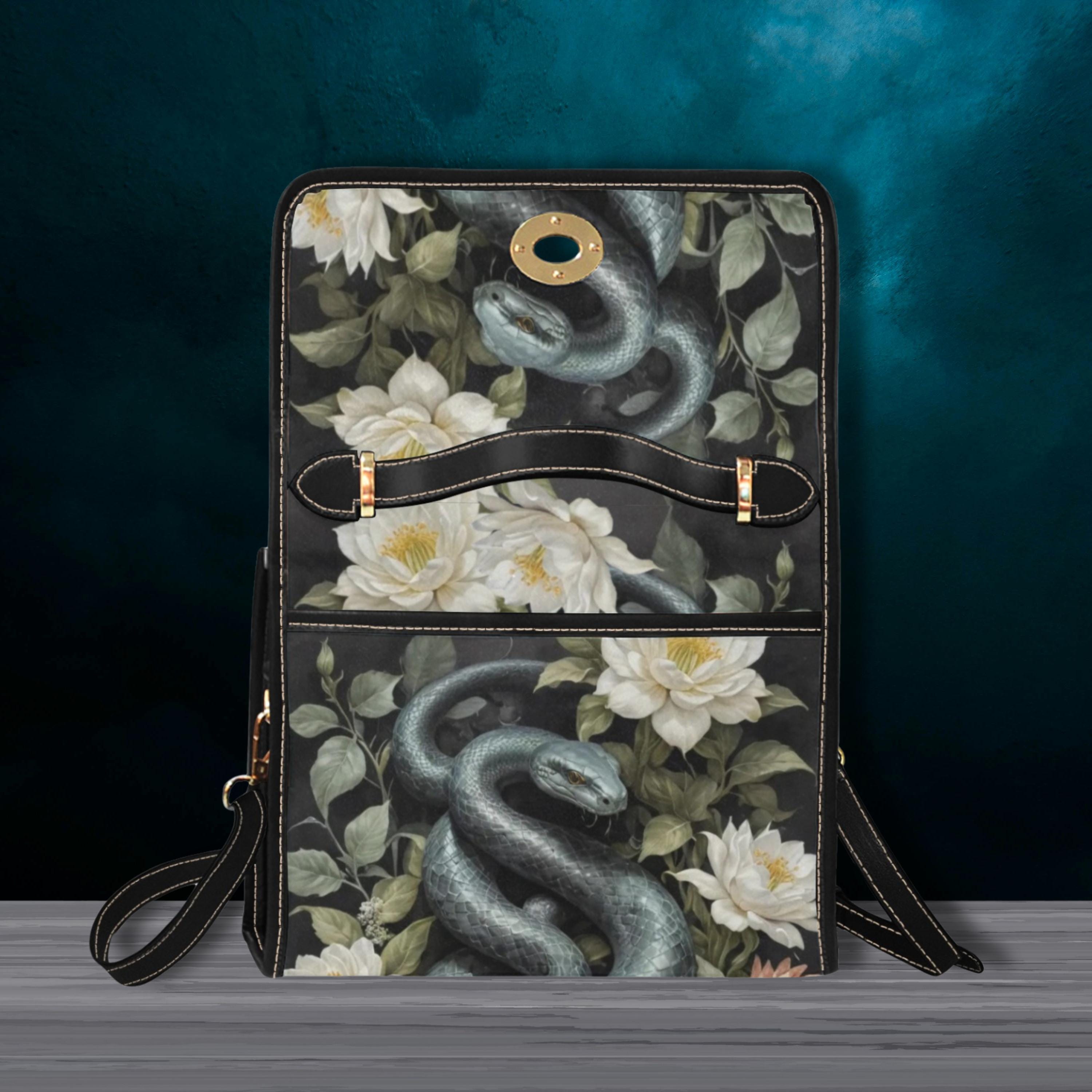 Snake Satchel Bag