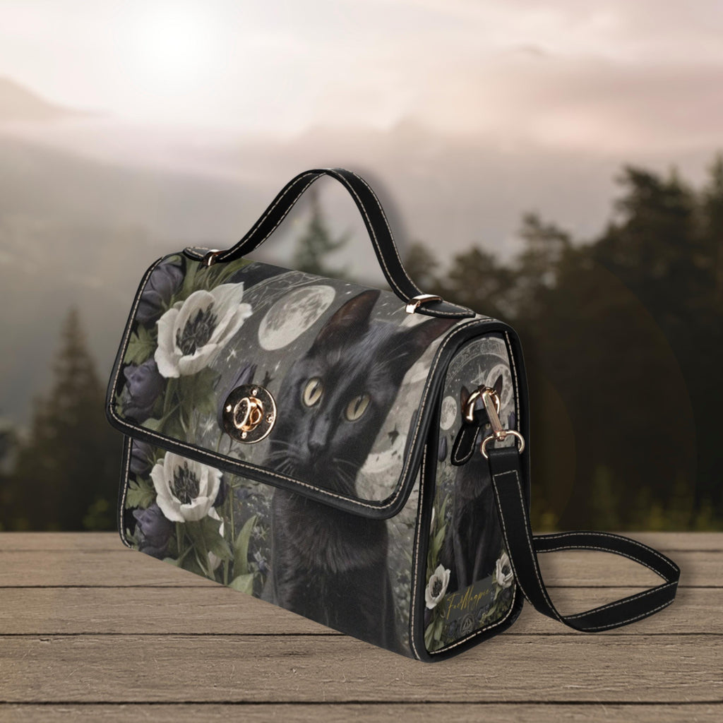 Moonlight Cat Satchel Bag