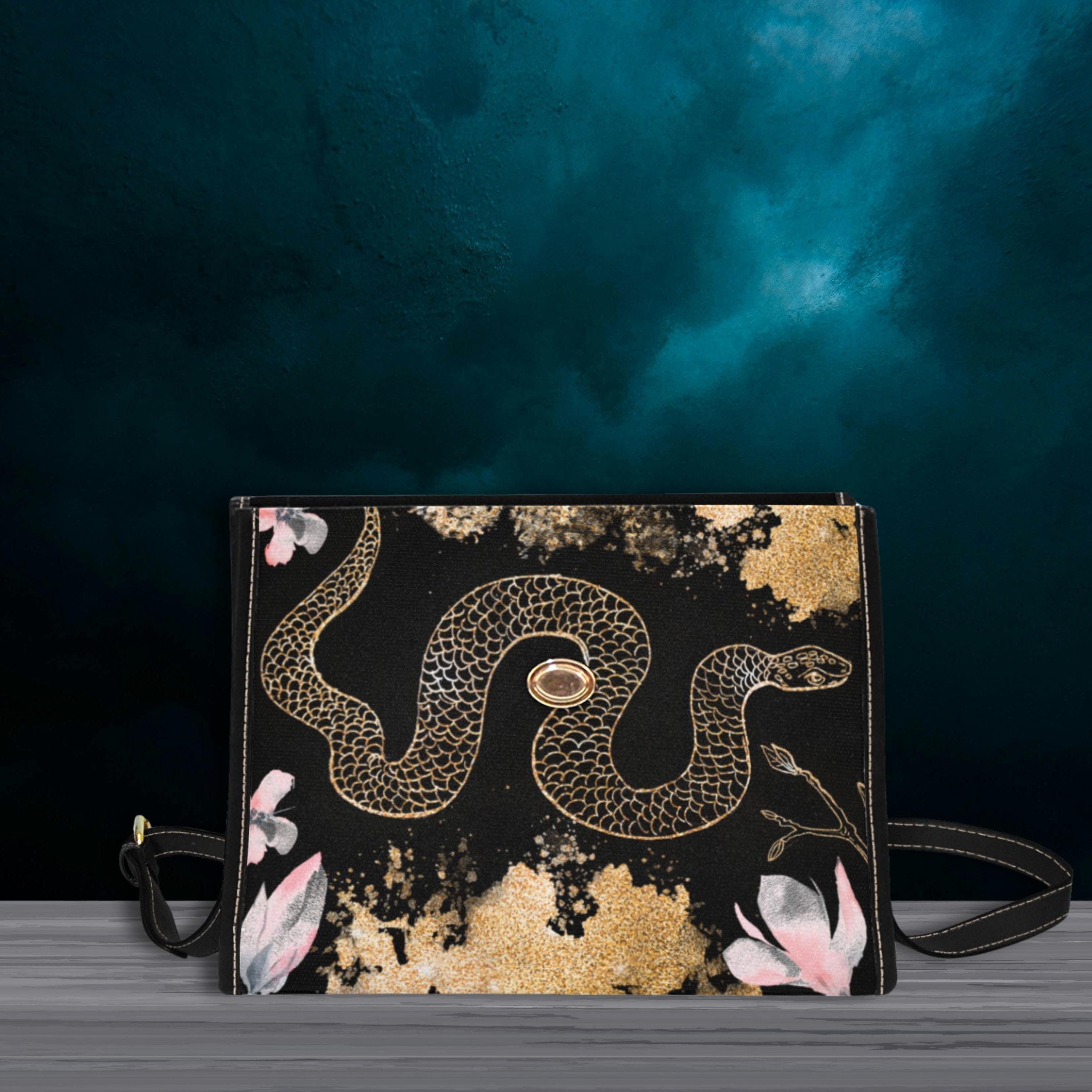 Snake Satchel Bag