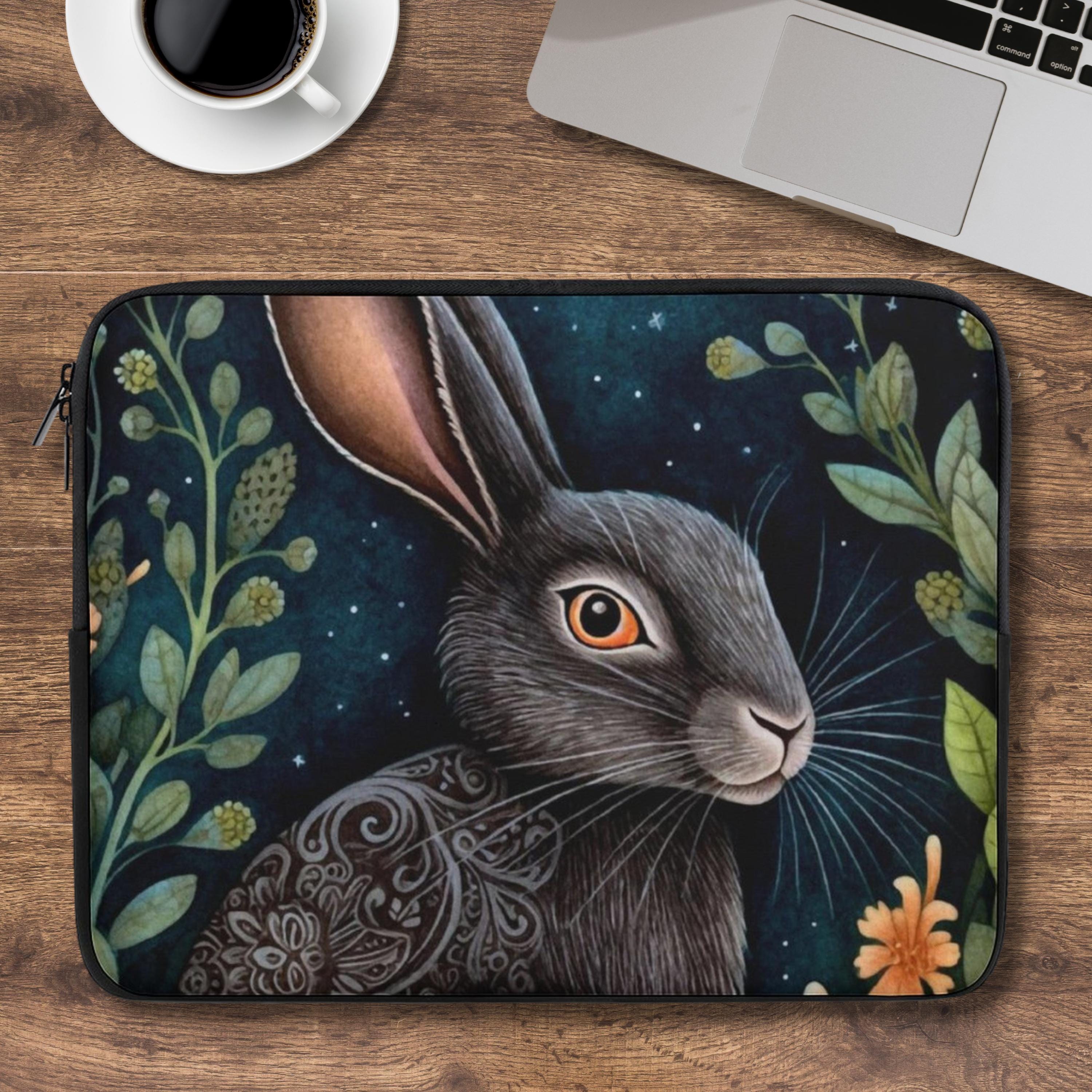 Midnight Hare Laptop Sleeve