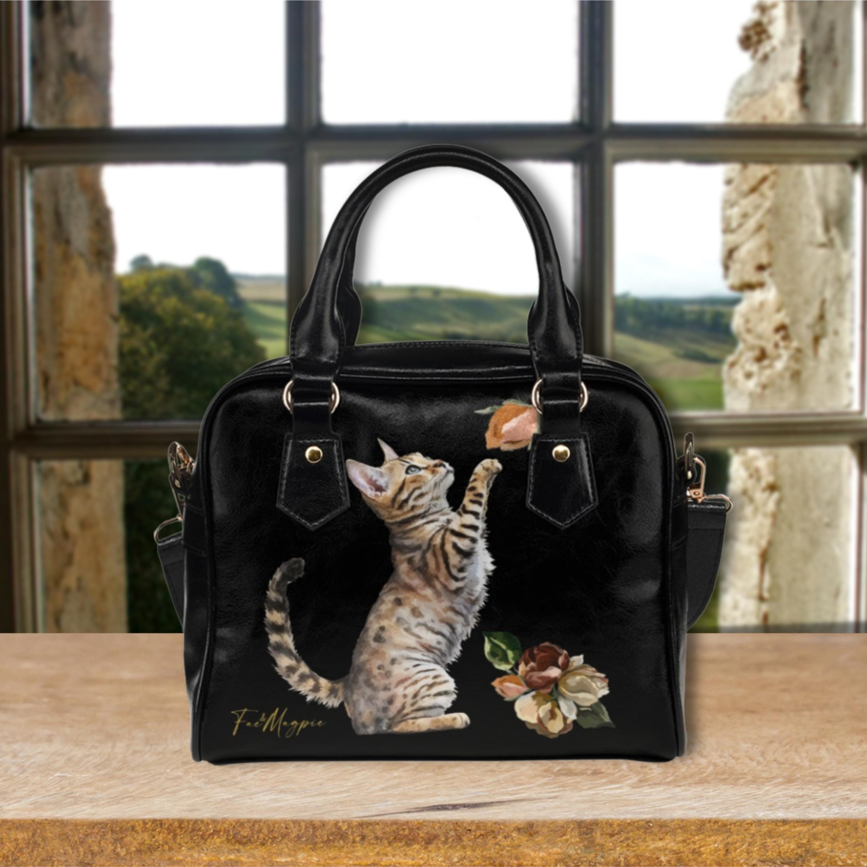 Bengal Cat Bowler Bag