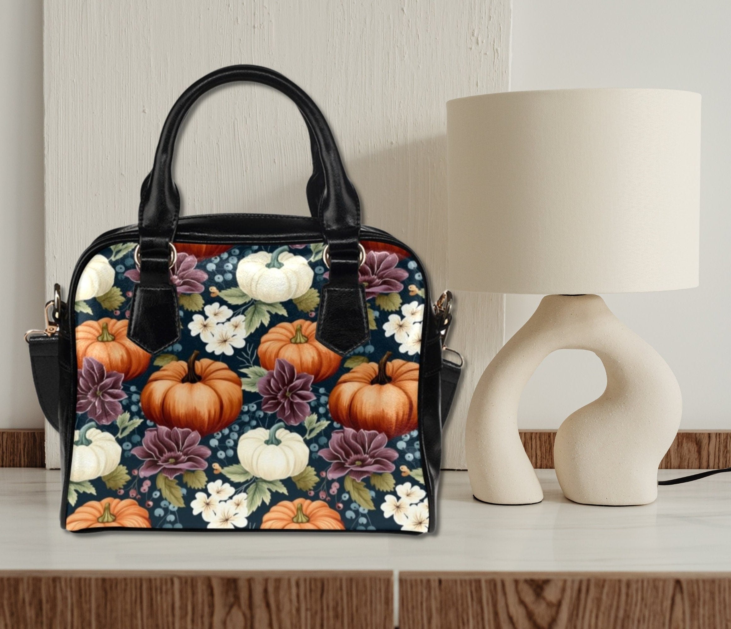 Pumpkin Patch Bowler Bag